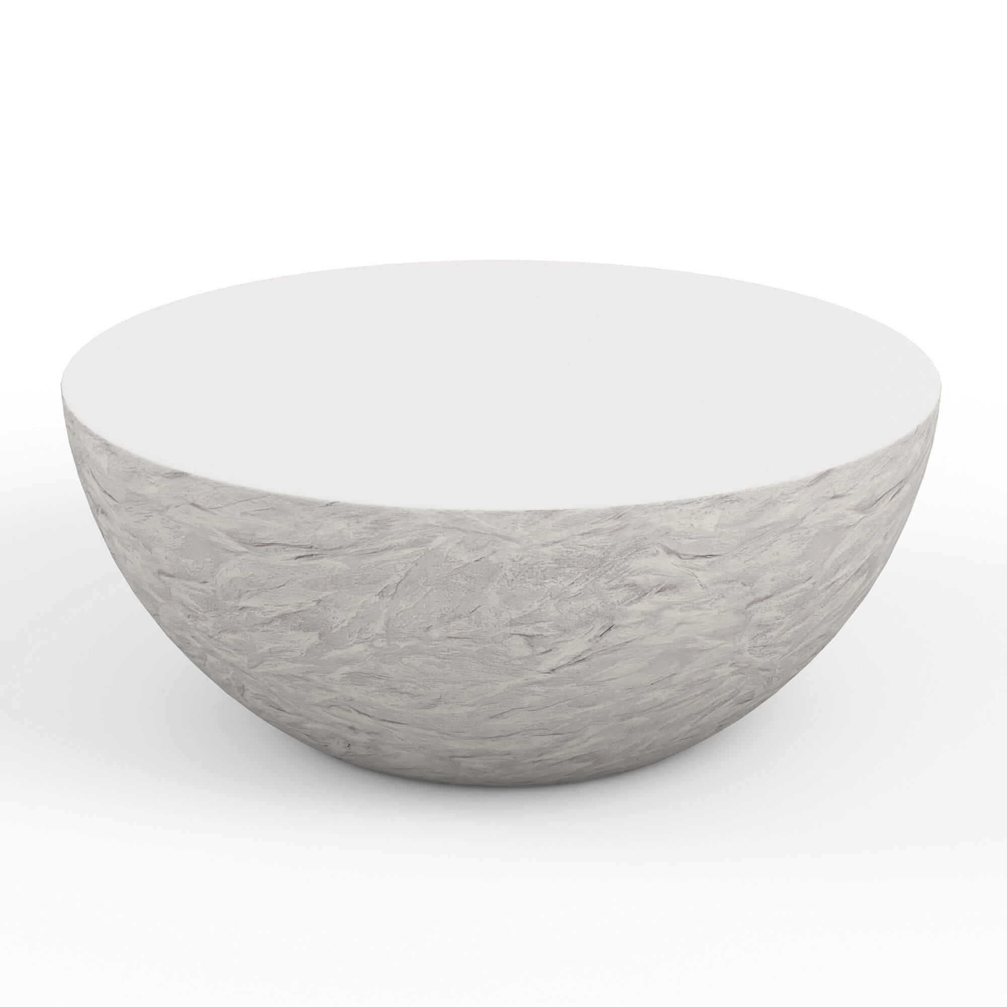 Sunset West Antique Stone Coffee Table Bowl