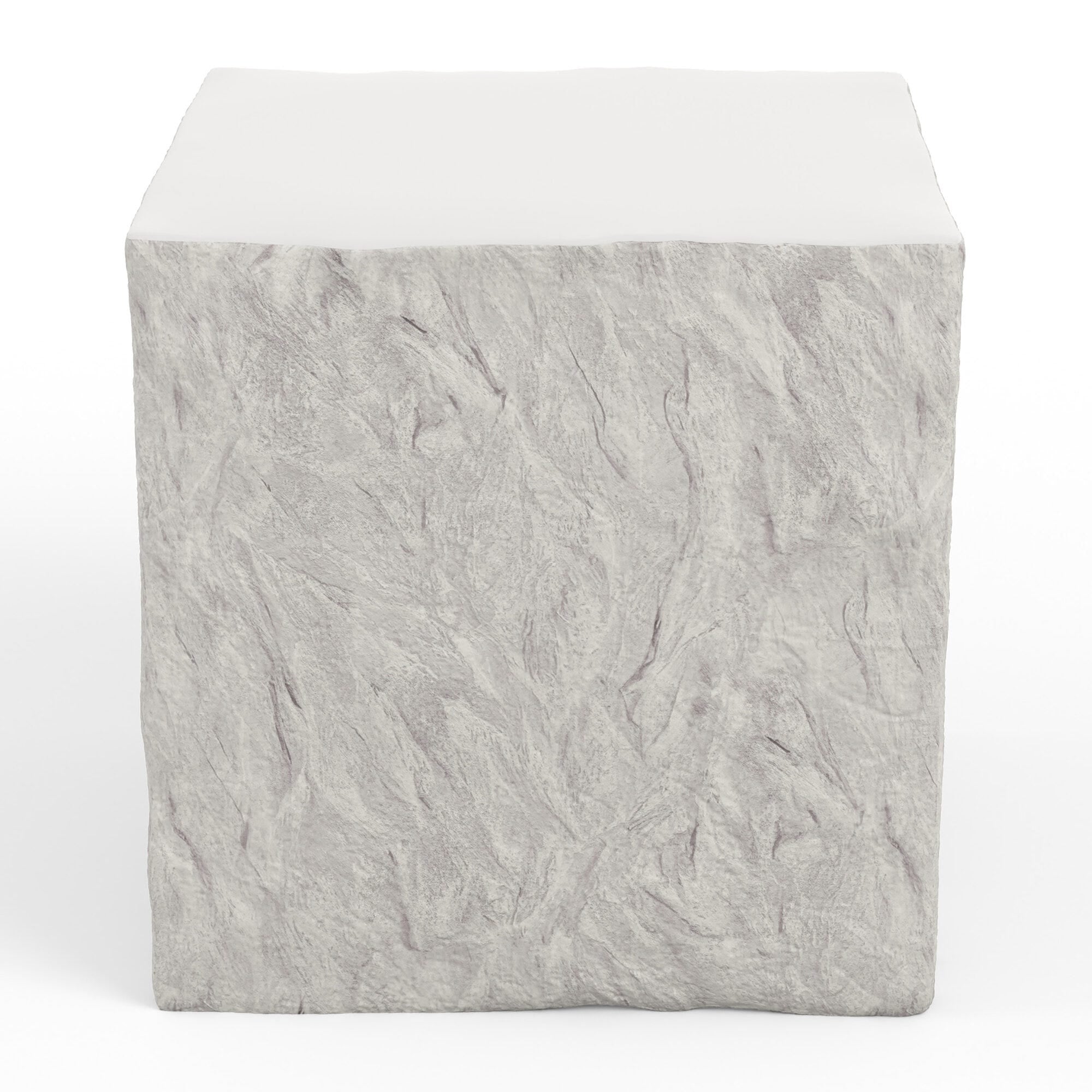 Sunset West Antique Stone End Table