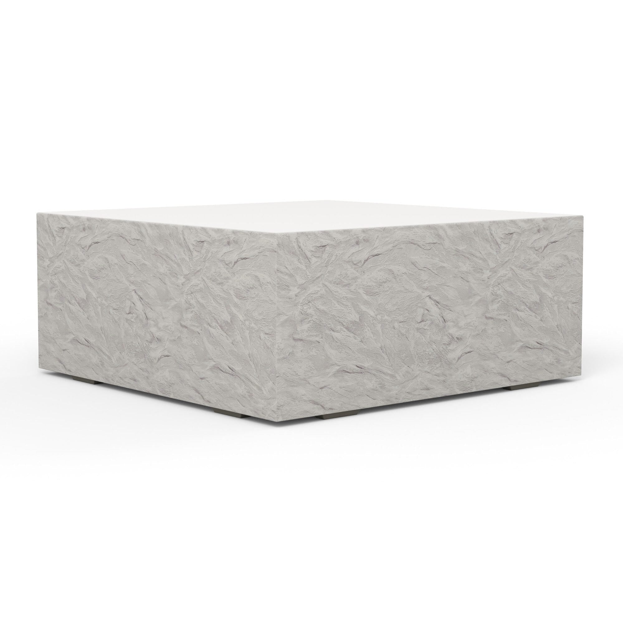 Sunset West Antique Stone Square Coffee Table