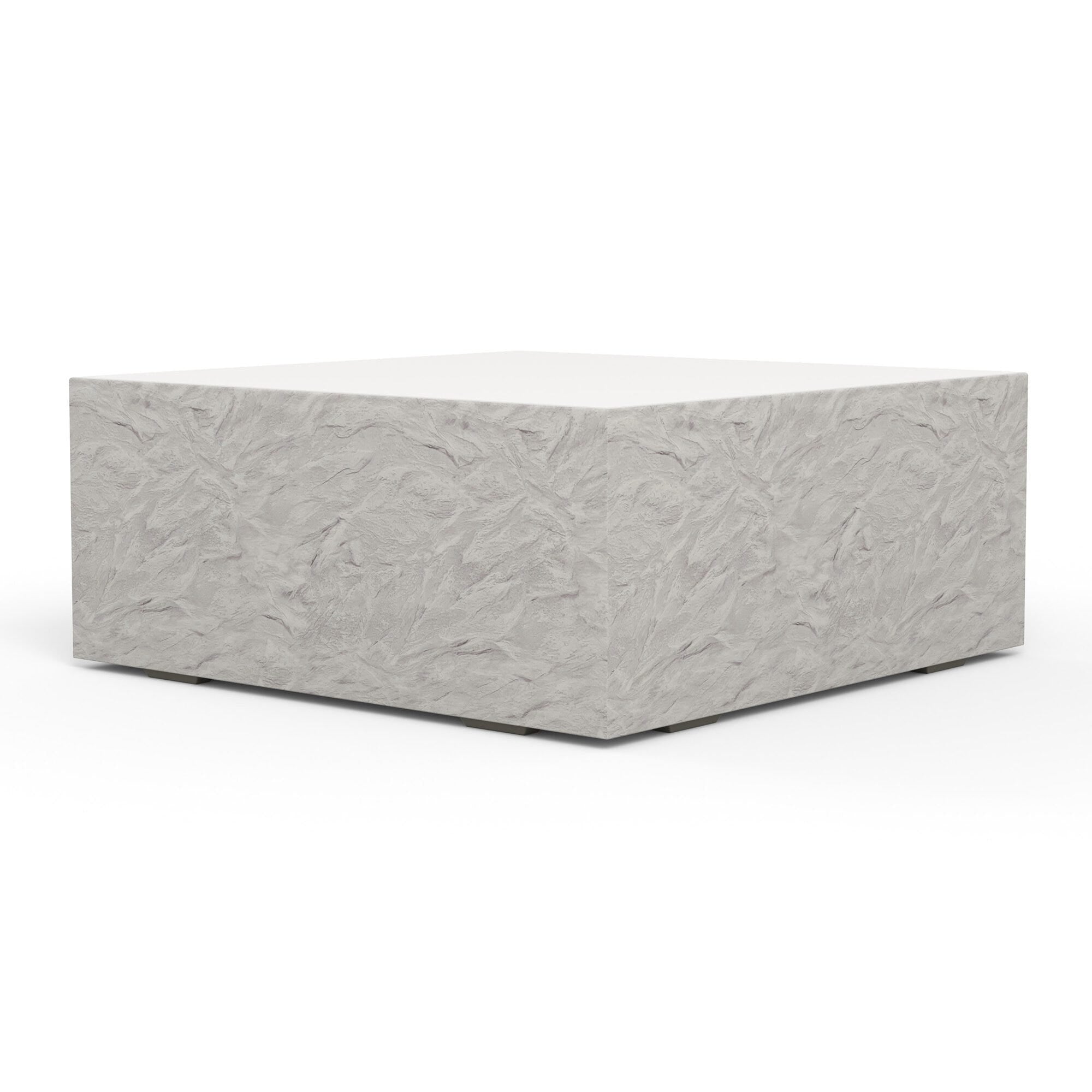 Sunset West Antique Stone Square Coffee Table