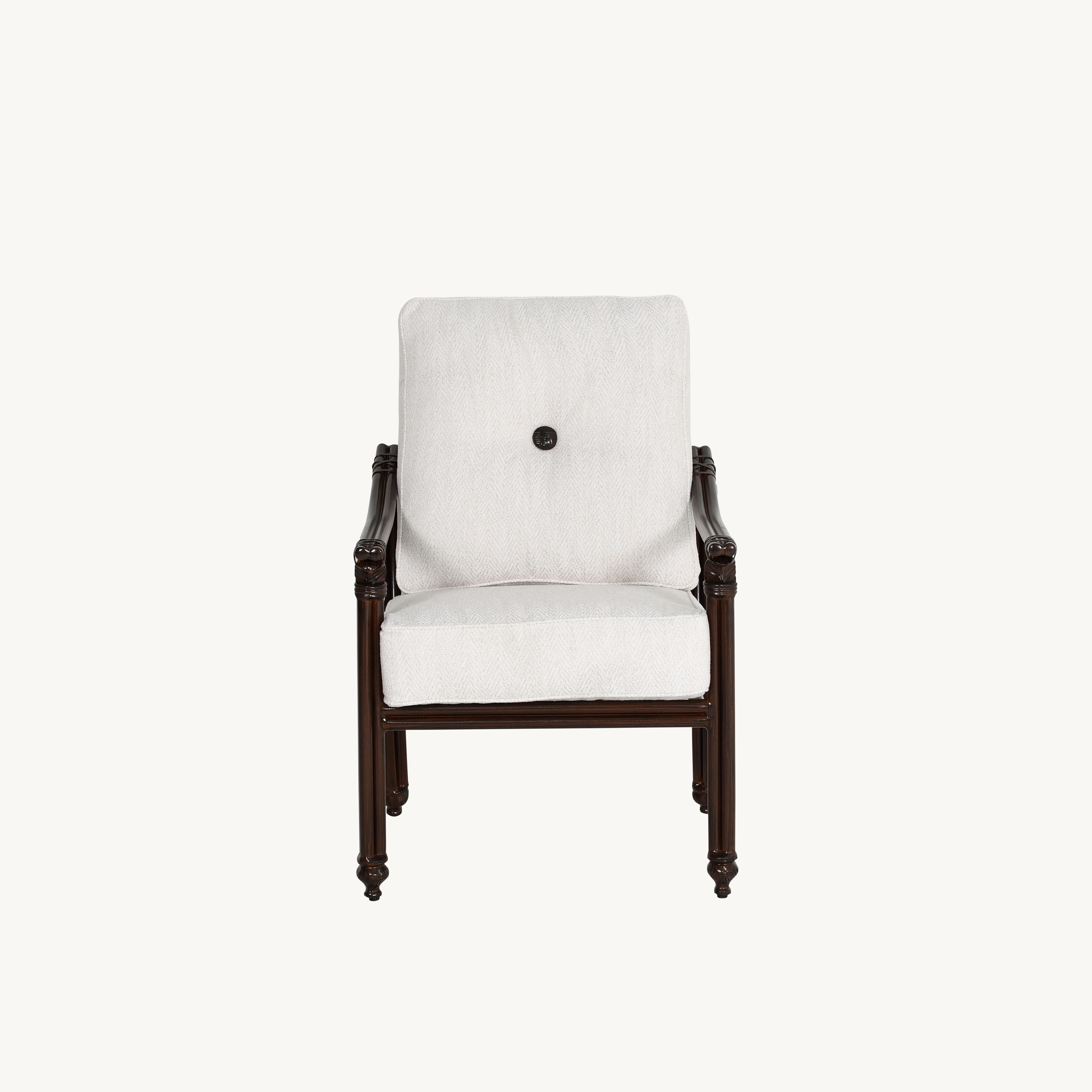 Coco Cushioned Dining Arm Chair