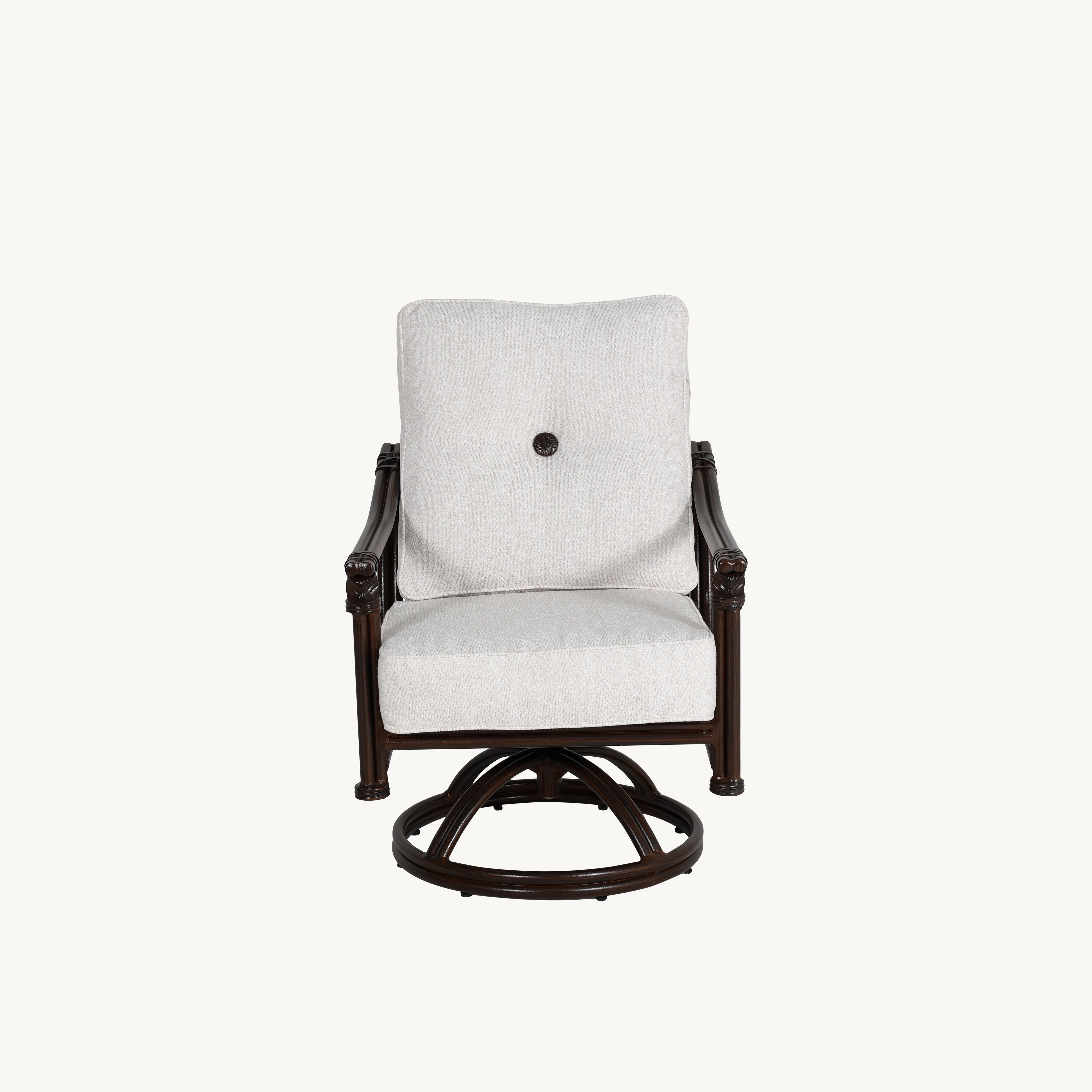 Coco Cushioned Dining Swivel Rocker