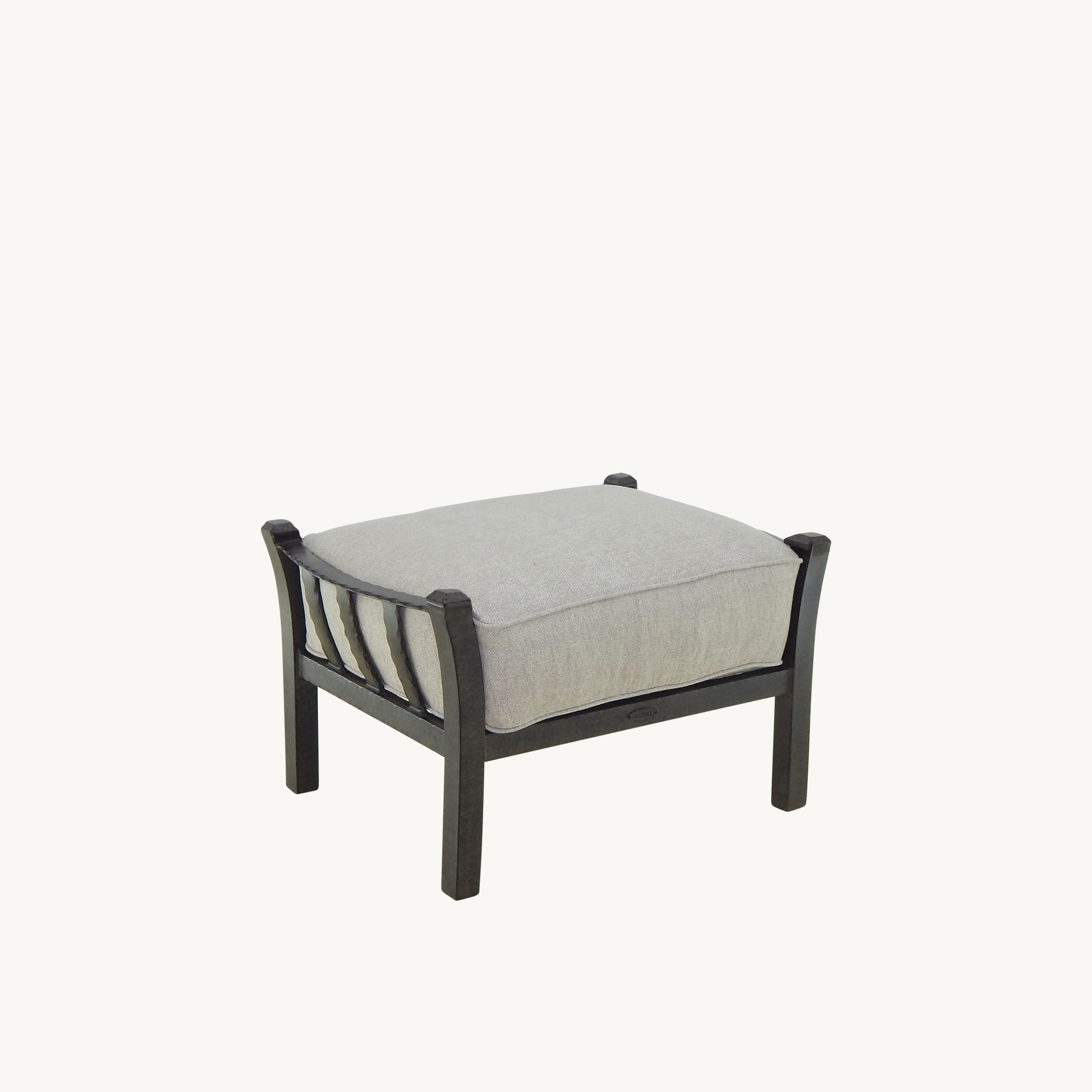 Santa Fe Cushioned Ottoman 6D33T by Castelle