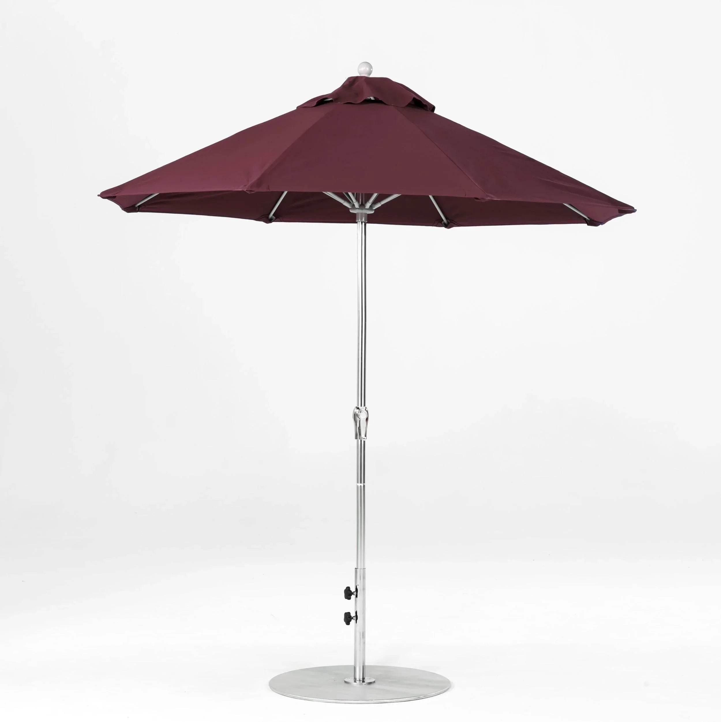 Monterey Aluminum 7.5' Crank Lift Octagon Umbrella w/ Fiberglass Ribs