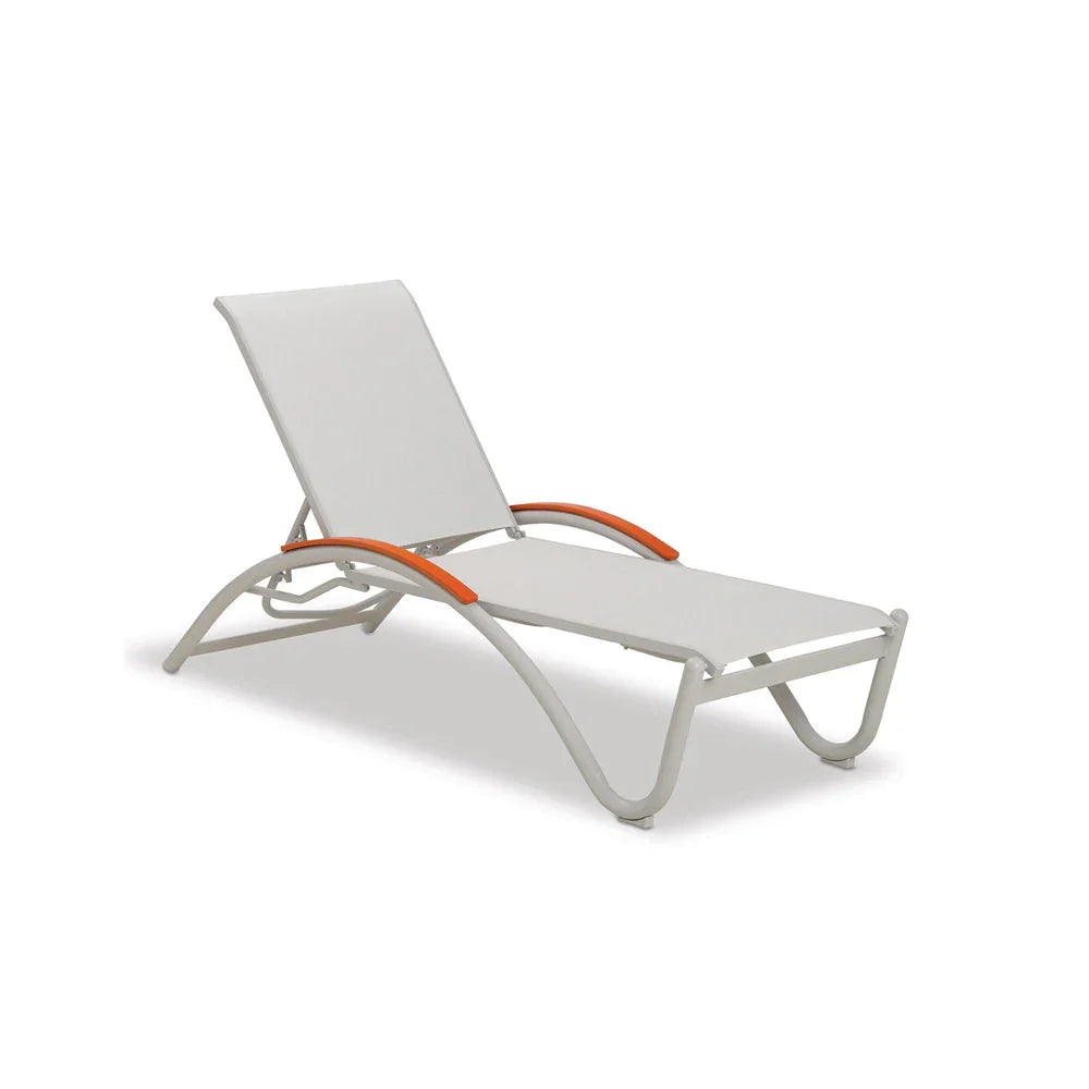Telescope Casual Helios Sling 4-Position Stacking Chaise Lounge