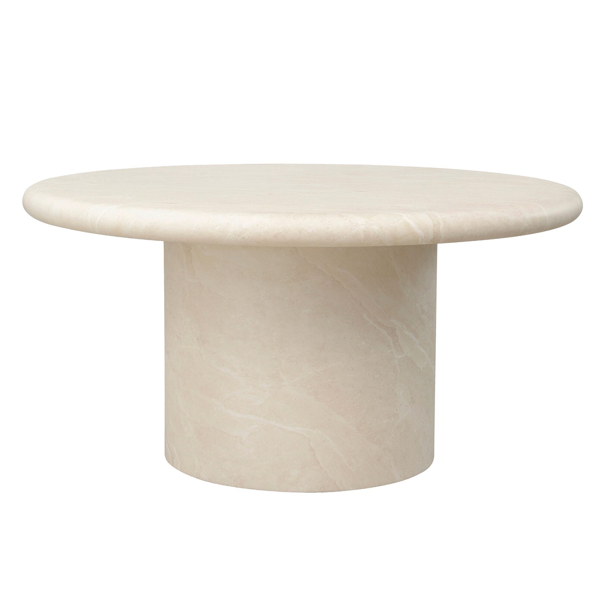 Sunset West Travertino Round Dining Table