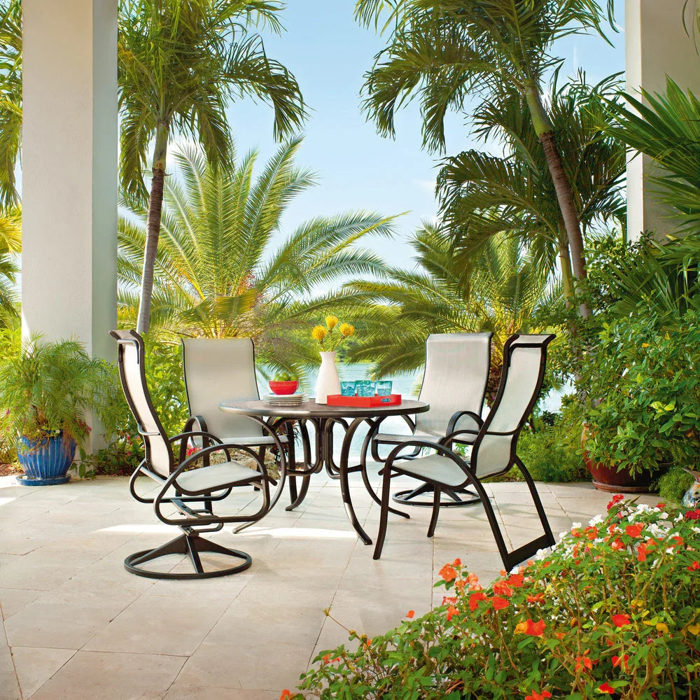 Telescope Casual Aruba Sling Supreme Stacking Arm Chair (Set of 4)