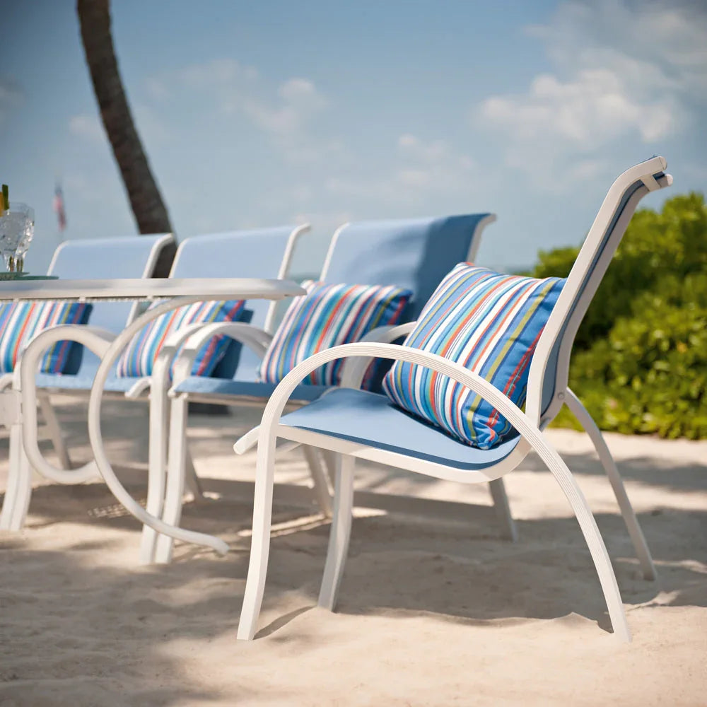Telescope Casual Aruba Sling Stacking Arm Chair (Set of 4)