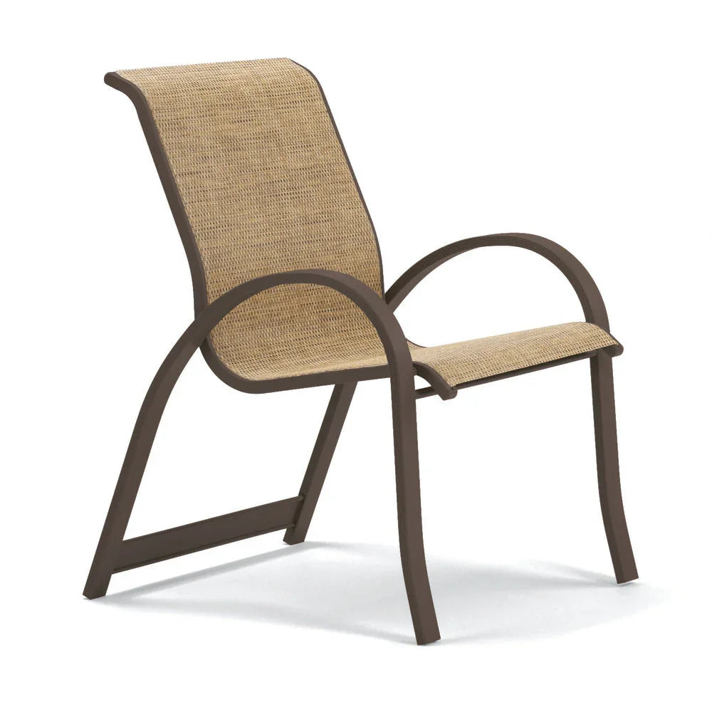 Telescope Casual Aruba Sling Stacking Arm Chair