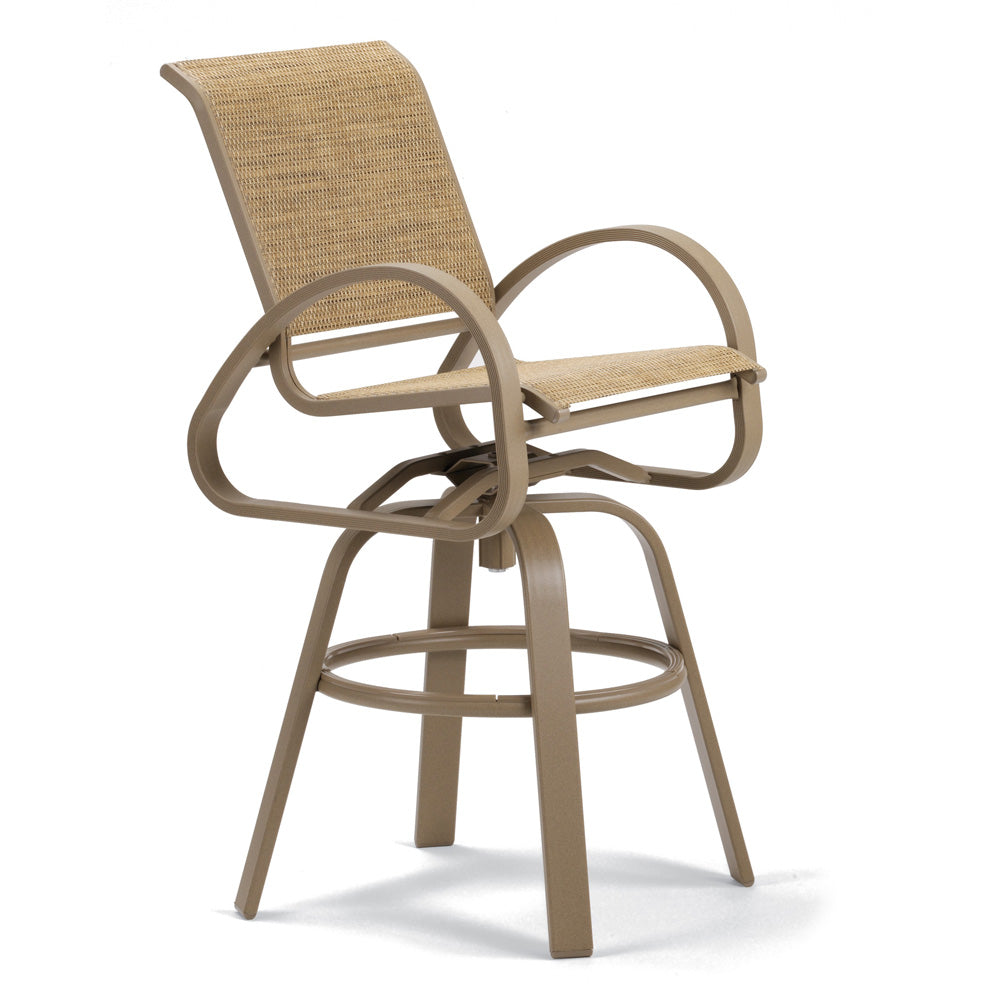 Telescope Casual Aruba Sling Bar Height Swivel Cafe Chair