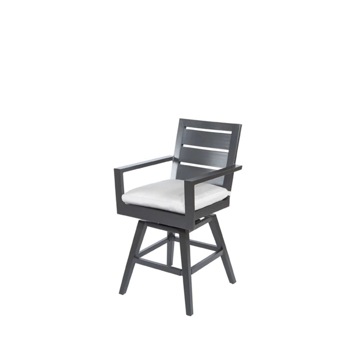 Palermo Cushioned Swivel Counter Arm Chair