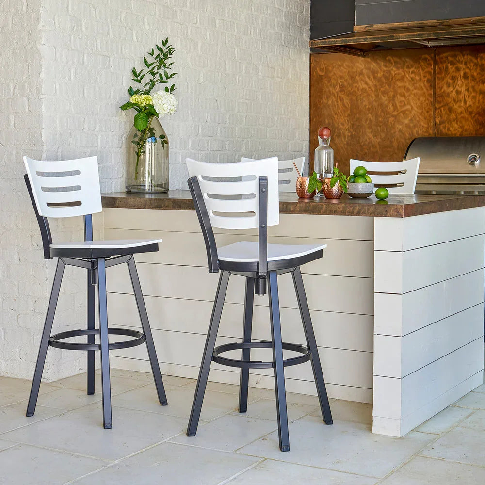 Telescope Casual Avant Balcony Height Swivel Chair (Set of 2)