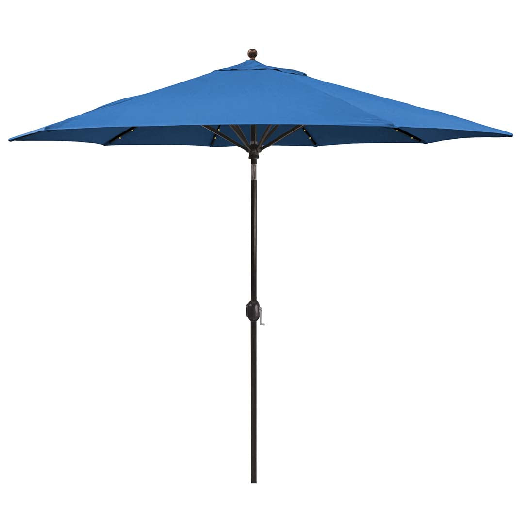 Galtech 11' Octagon Auto-Tilt LED Market Umbrella (986)
