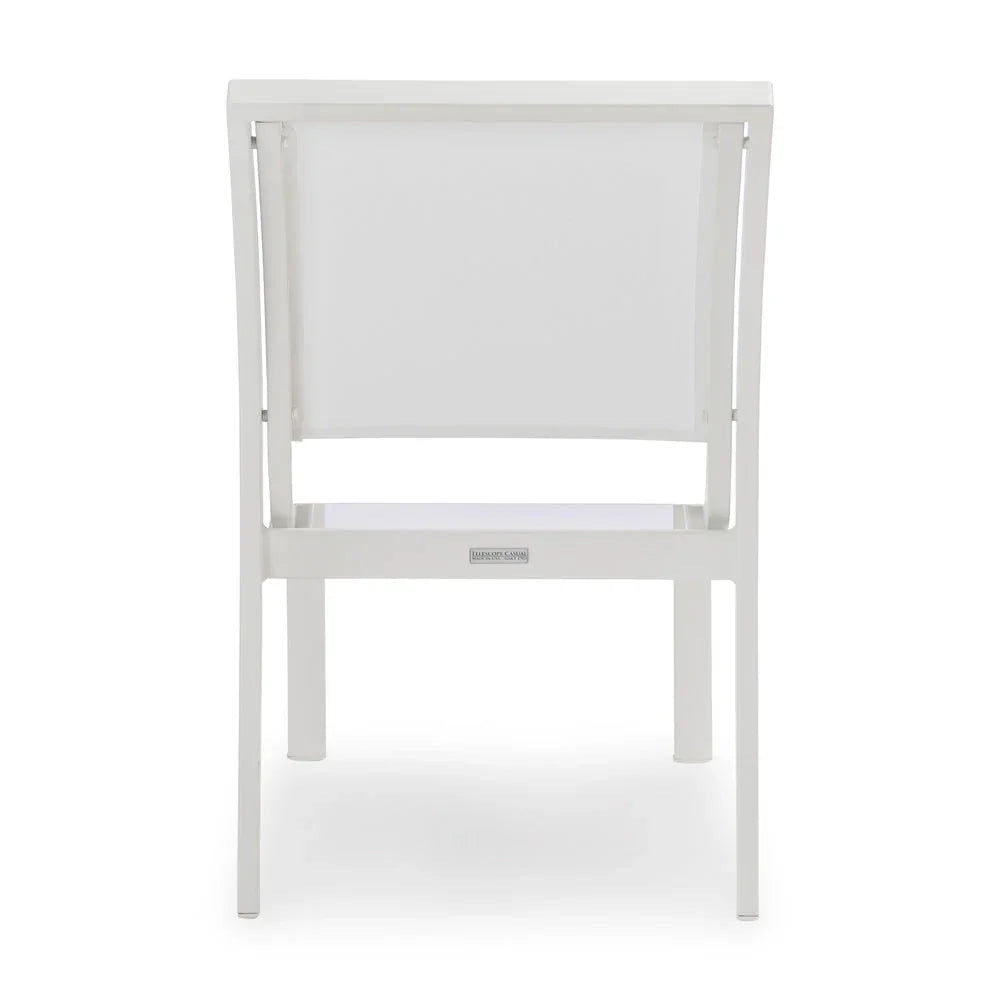 Telescope Casual Kendall Sling Stacking Armless Cafe Chair (Set of 4)