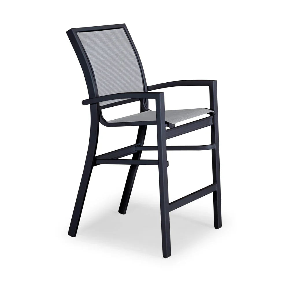 Telescope Casual Kendall Sling Stacking Balcony Height Arm Chair