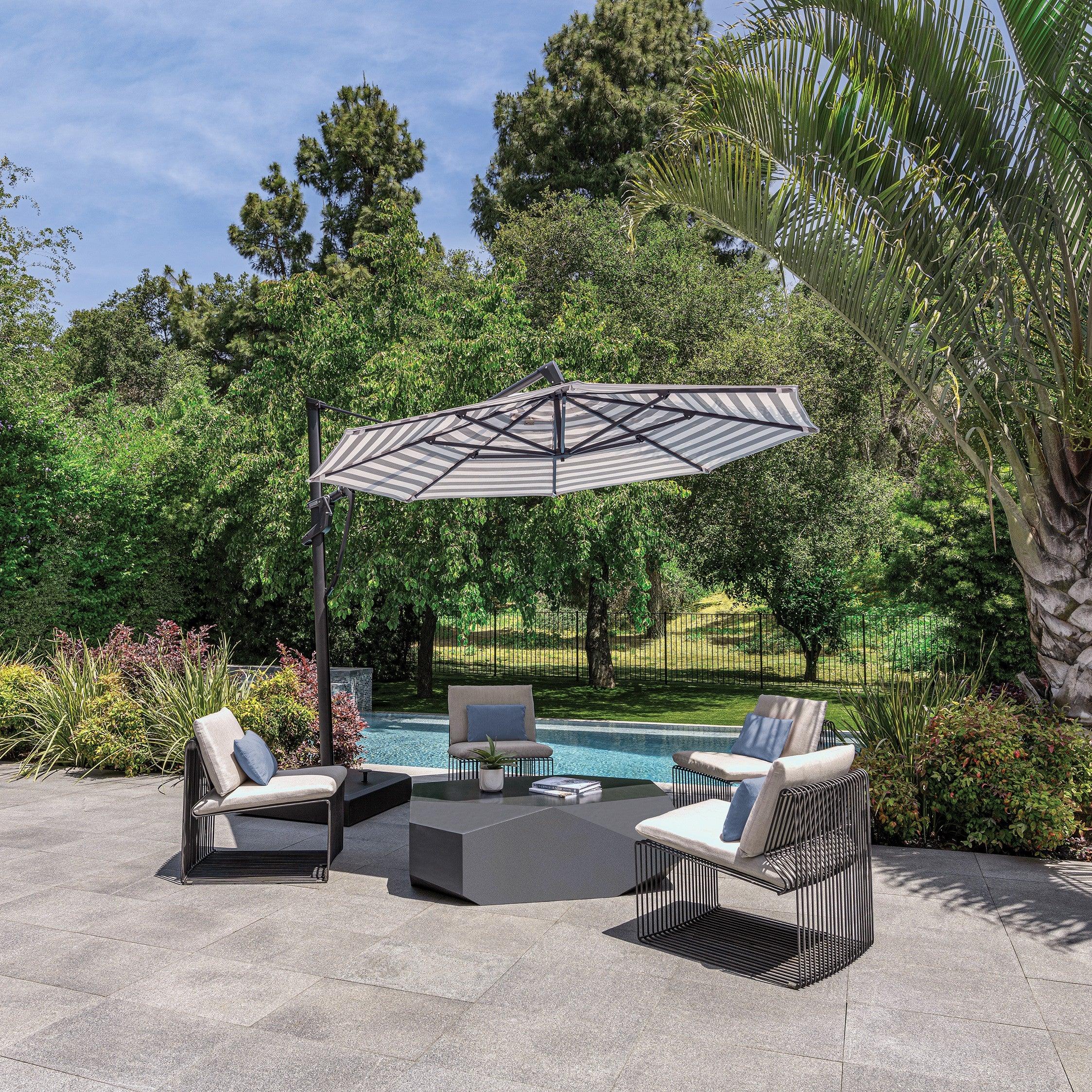 AKZ PLUS 11' Octagon Cantilever Umbrella