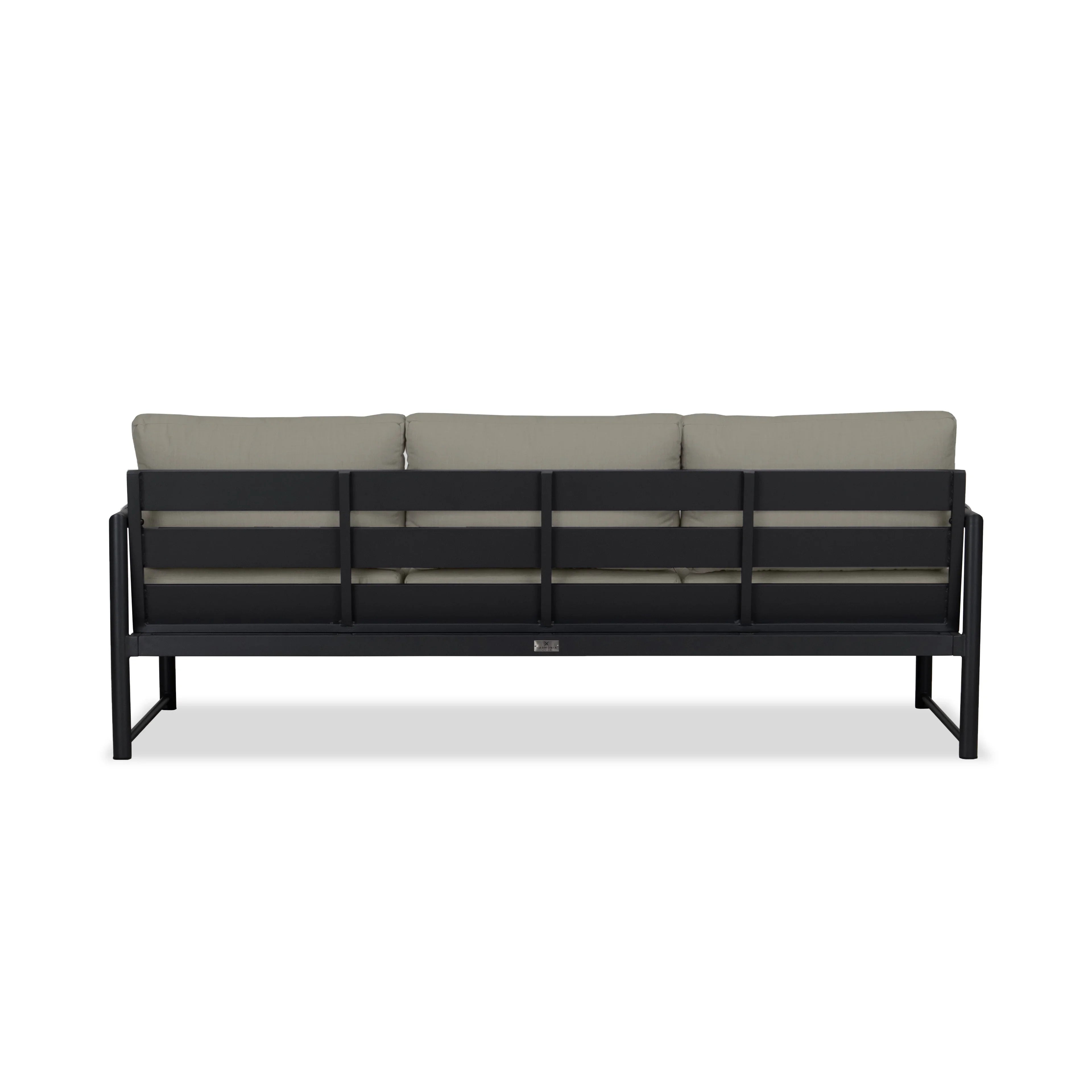 Alto Sofa#Finish_Black#Fabric_Canvas Charcoal