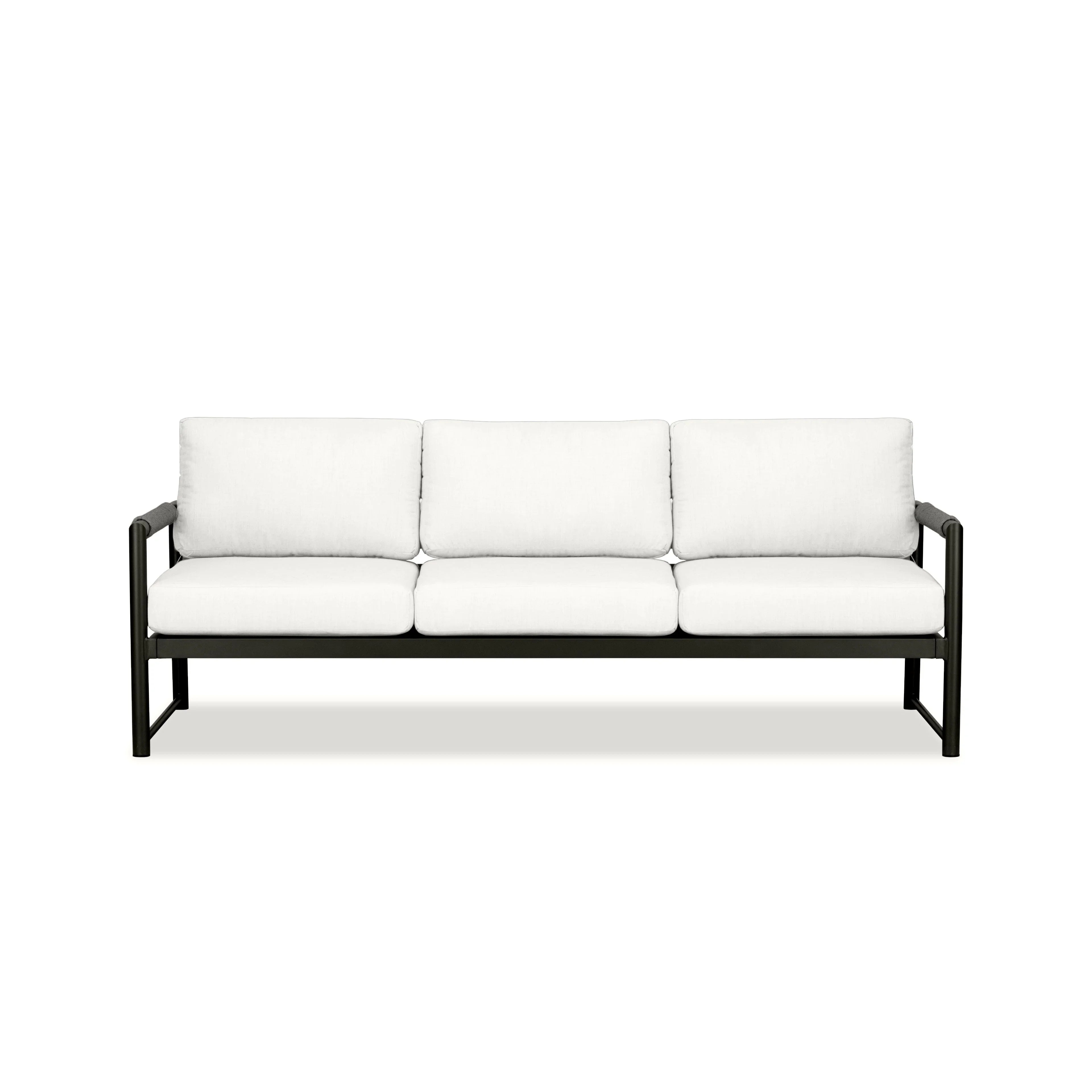Alto Sofa#Finish_Black#Fabric_Canvas Natural