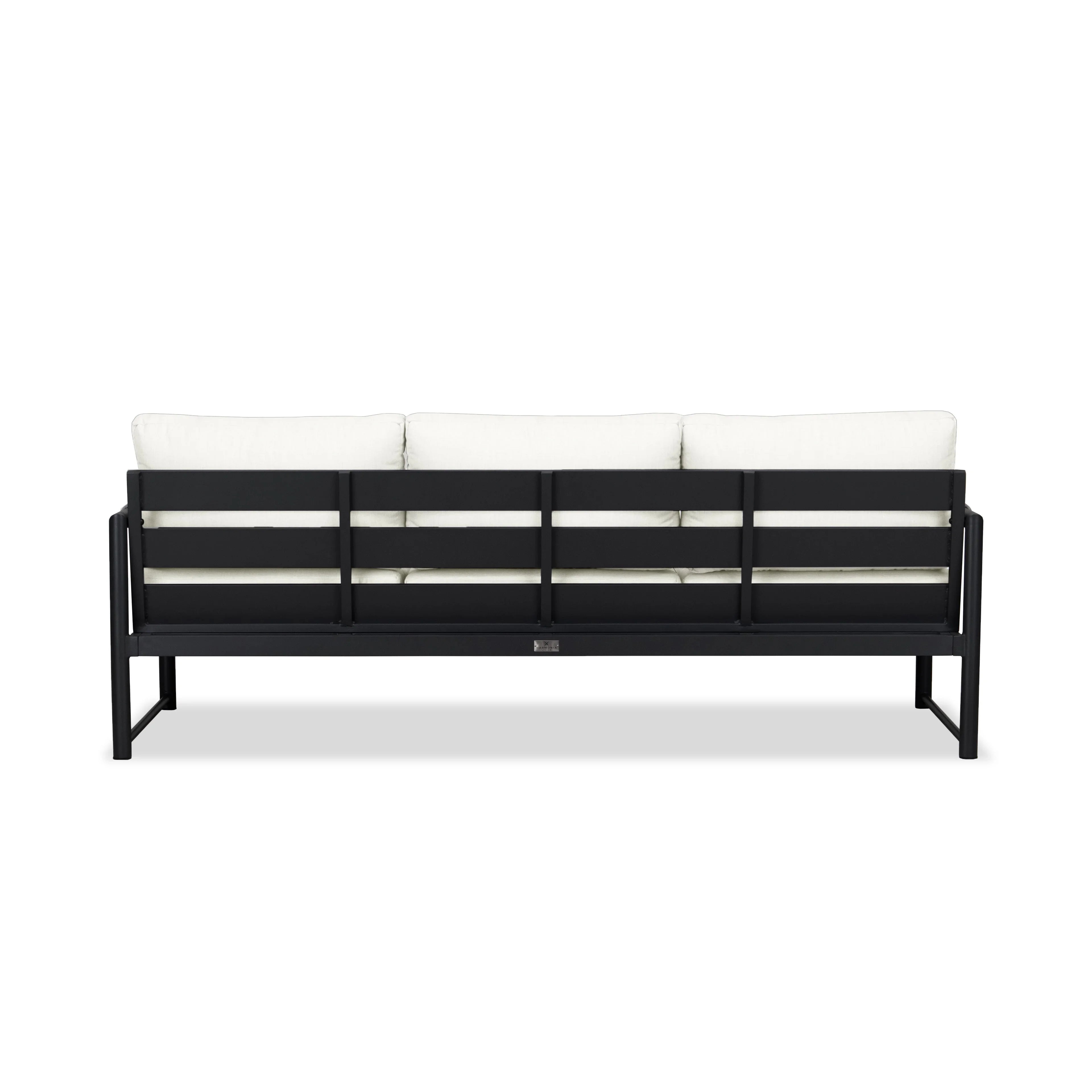 Alto Sofa#Finish_Black#Fabric_Canvas Natural