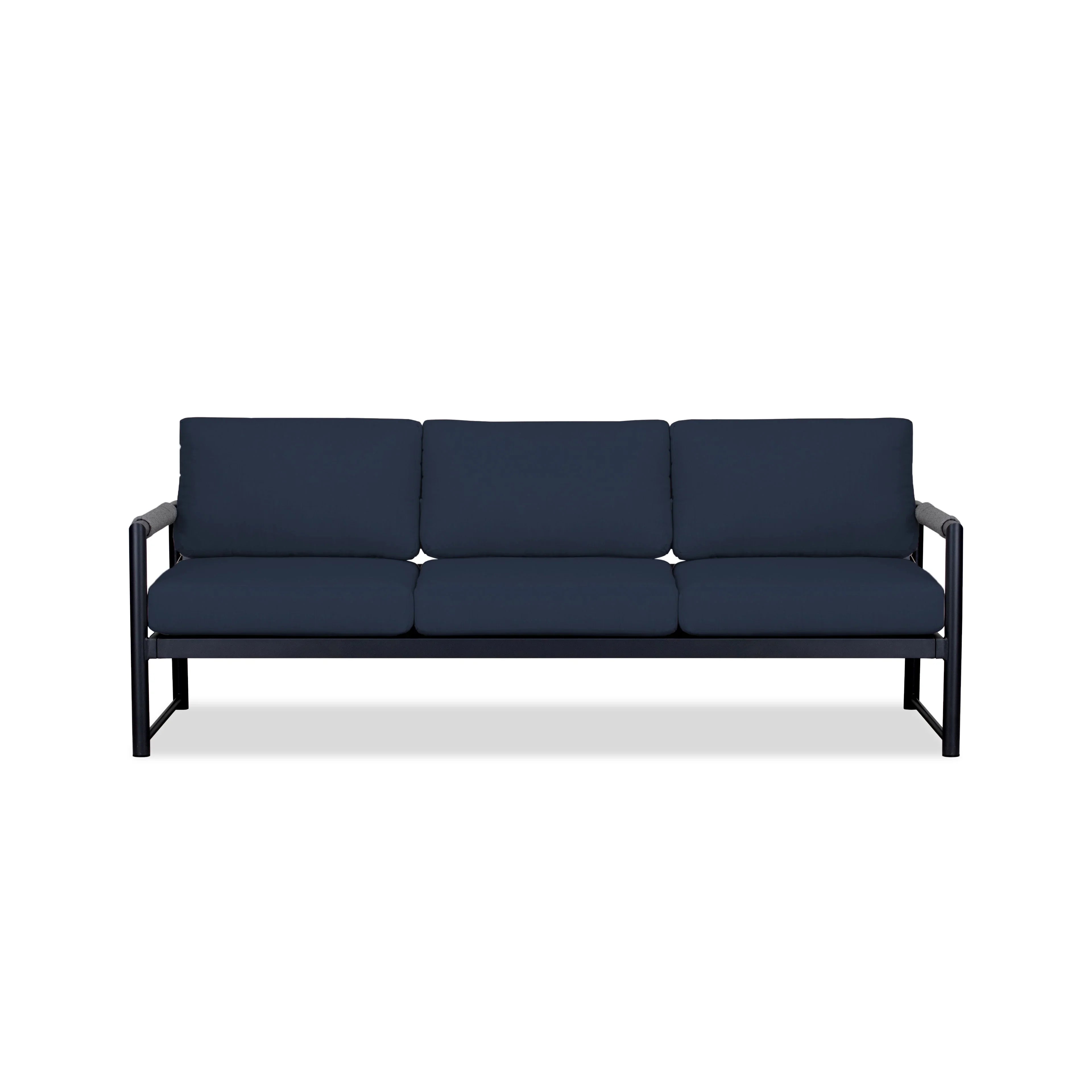 Alto Sofa#Finish_Black#Fabric_Spectrum Indigo