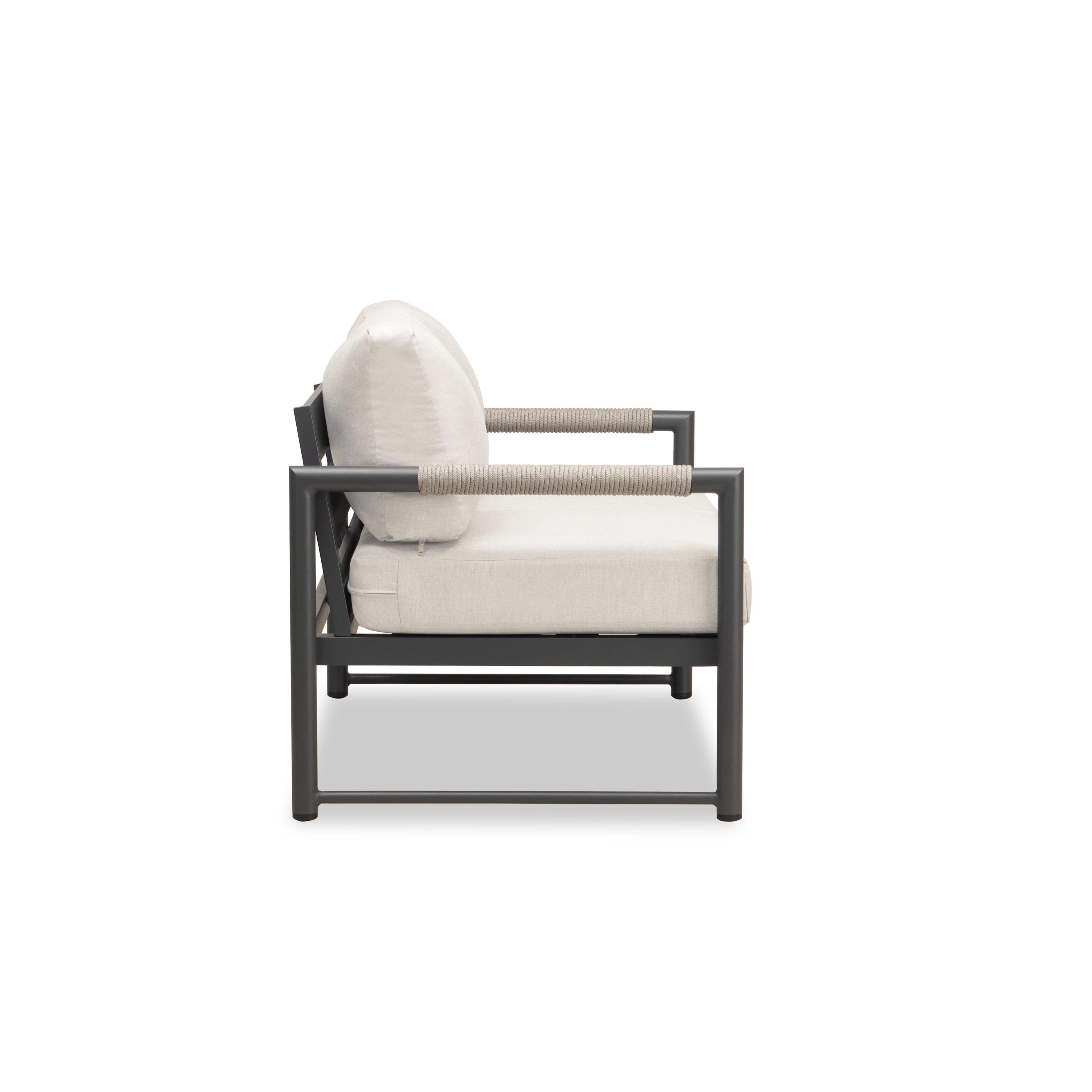 Alto Loveseat#Finish_Slate#Fabric_Cast Silver