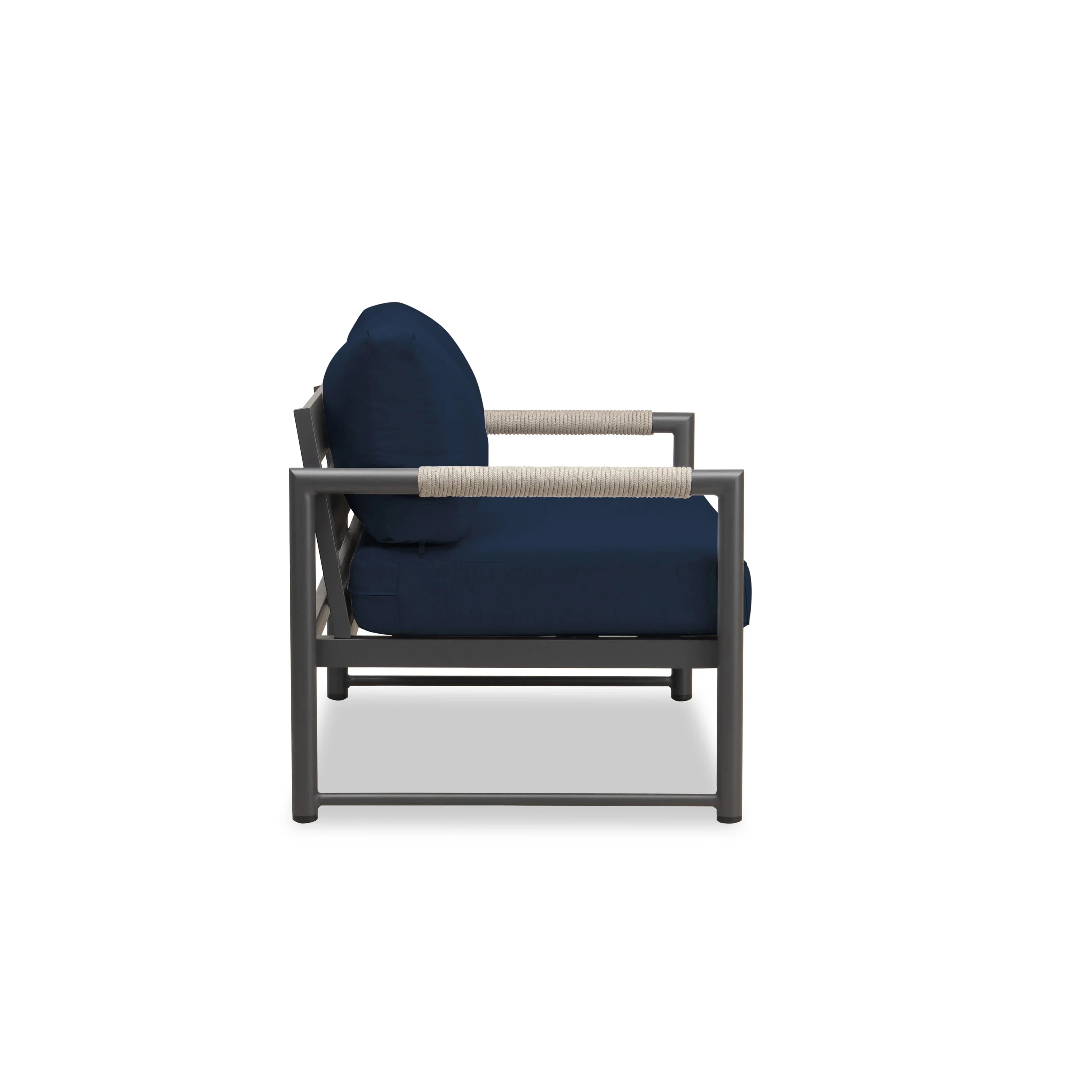 Alto Loveseat#Finish_Slate#Fabric_Spectrum Indigo