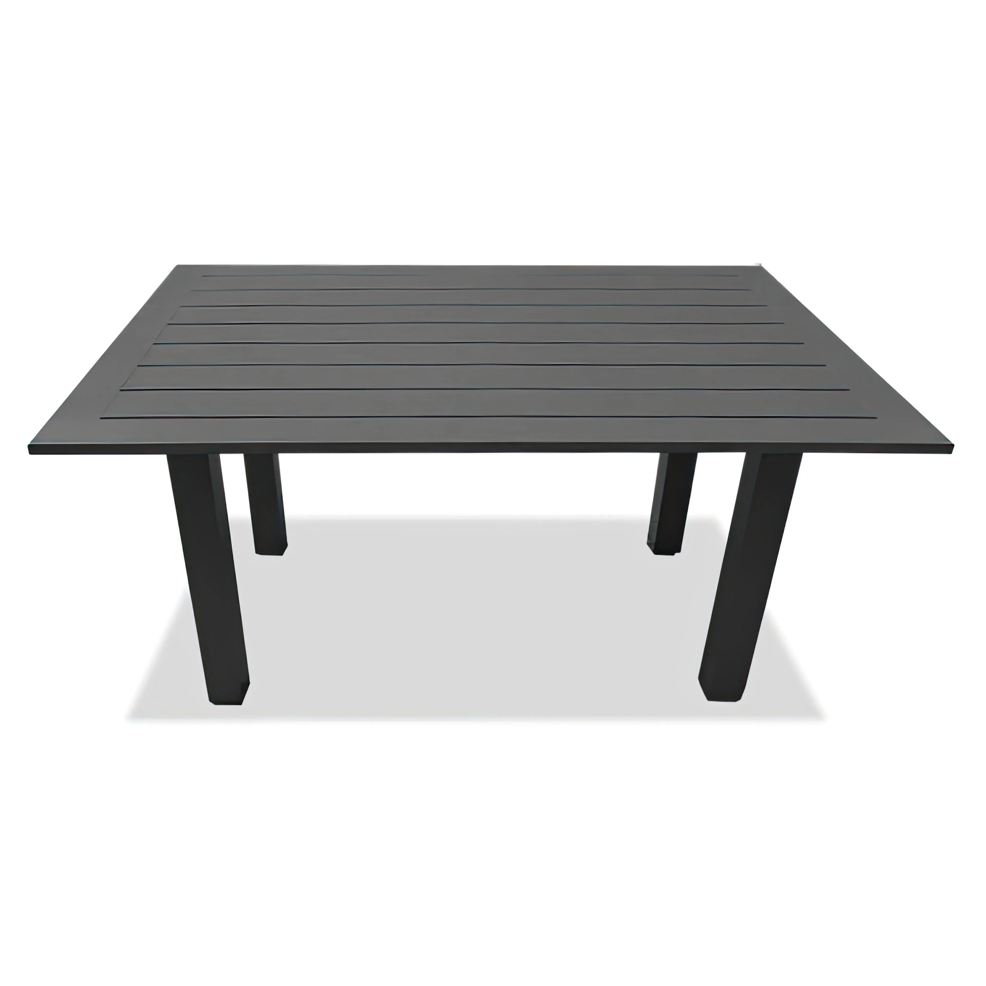 Avion Classic 4 Piece Aluminum Loveseat Set#Finish_Slate