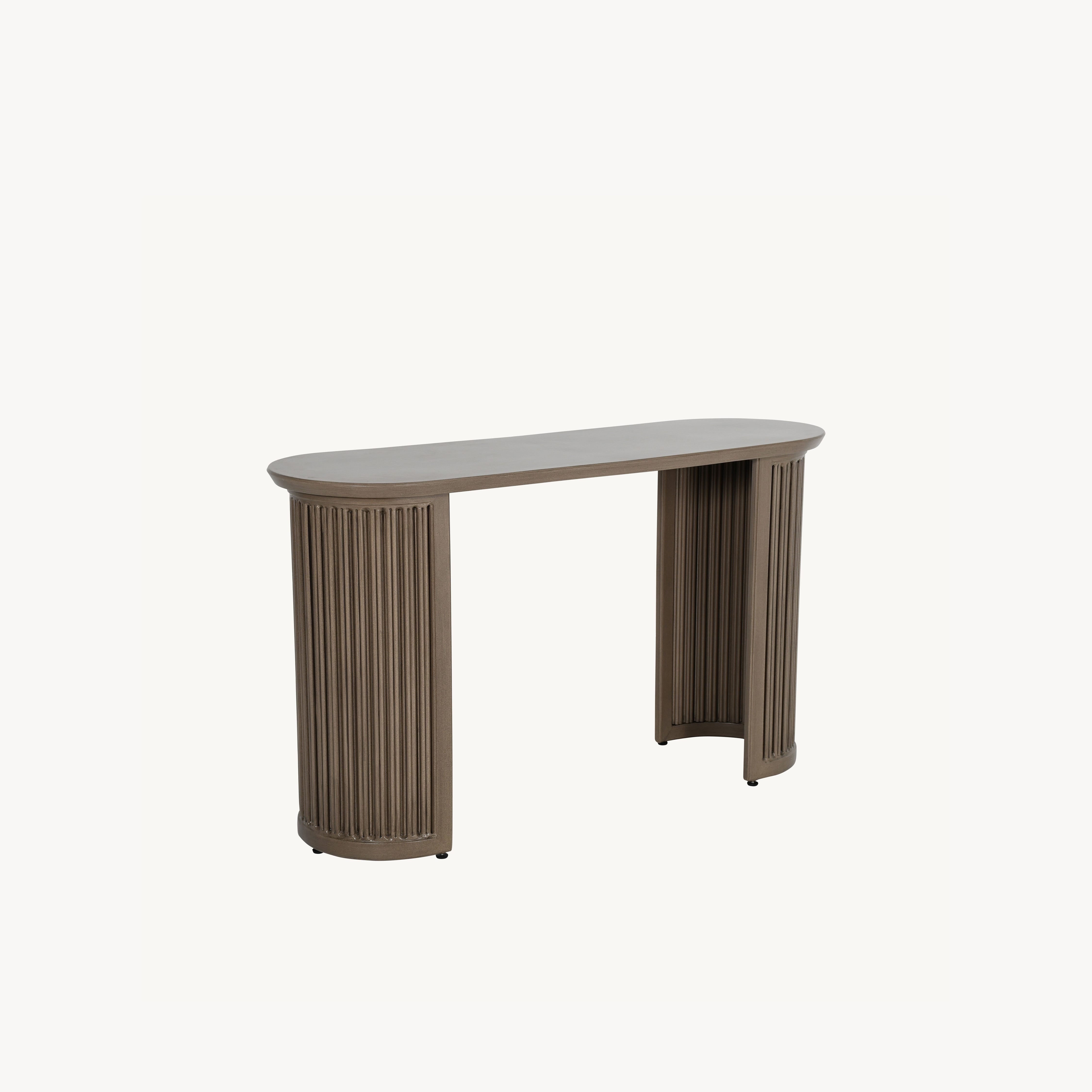 Samara 18" x 54" Oval Console Table