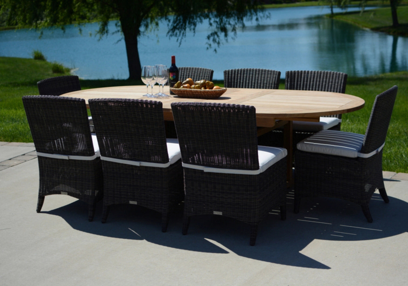 Bella Cushioned Dining Side Chair view 40