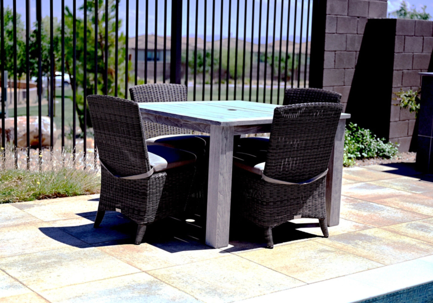 Bella Cushioned Dining Side Chair view 44