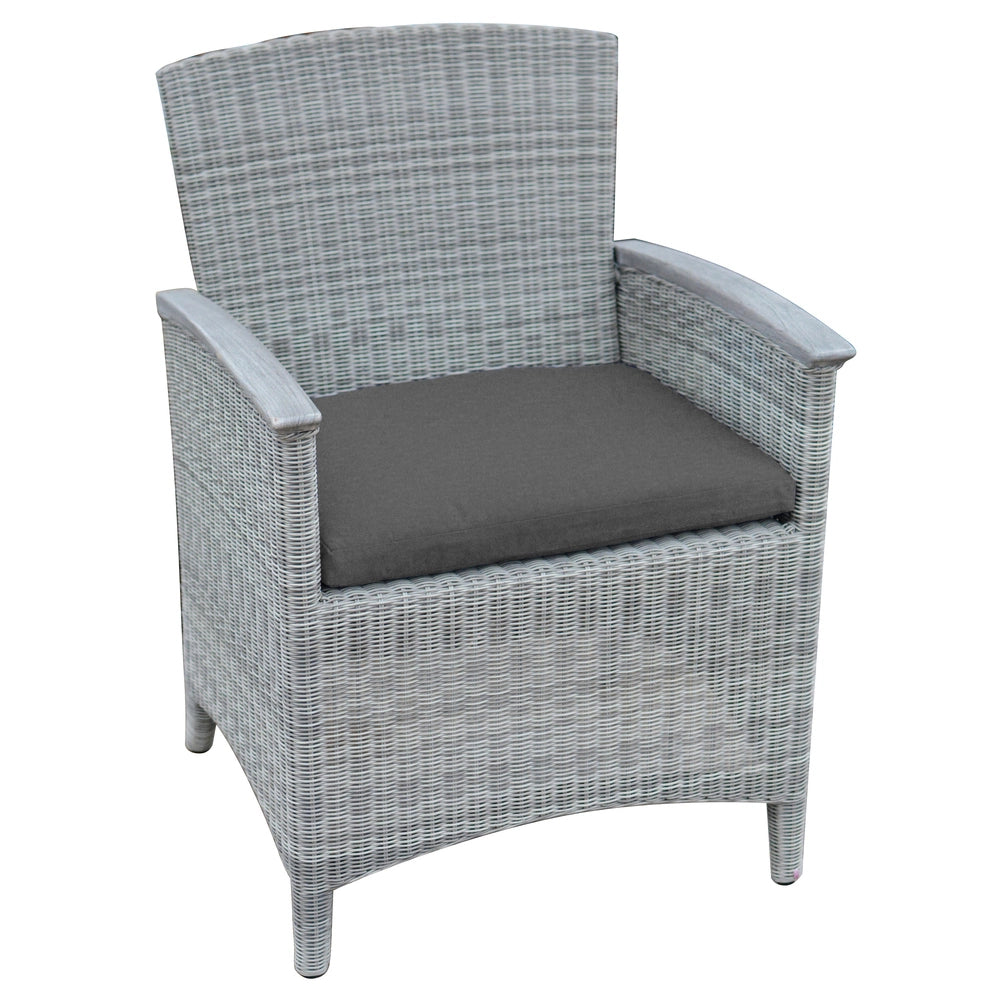Bella Cushioned Dining Arm Chair view 11