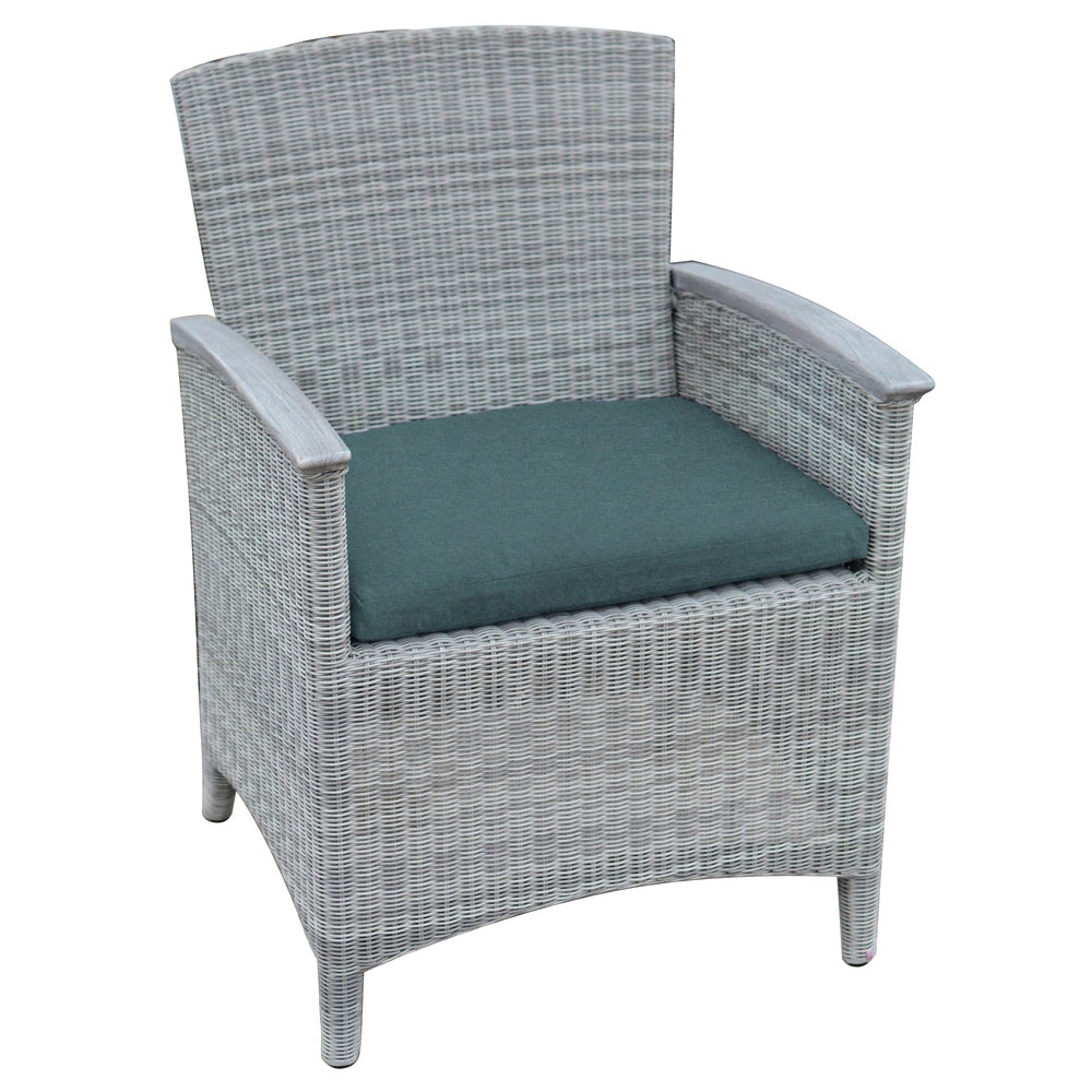 Bella Cushioned Dining Arm Chair view 12