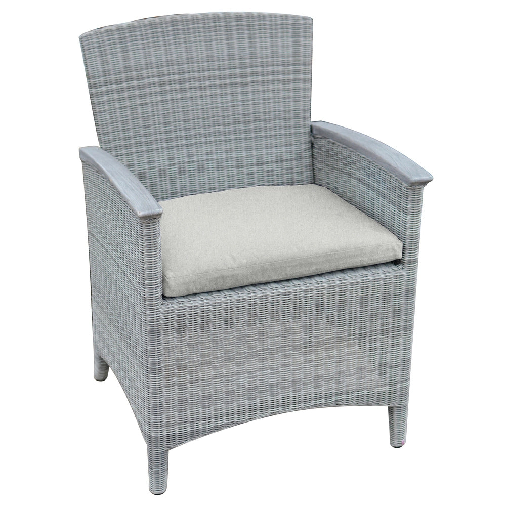 Bella Cushioned Dining Arm Chair view 13