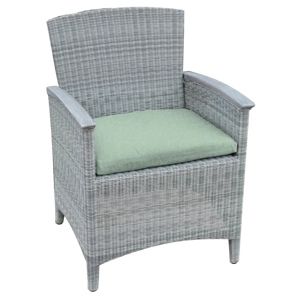 Bella Cushioned Dining Arm Chair view 17