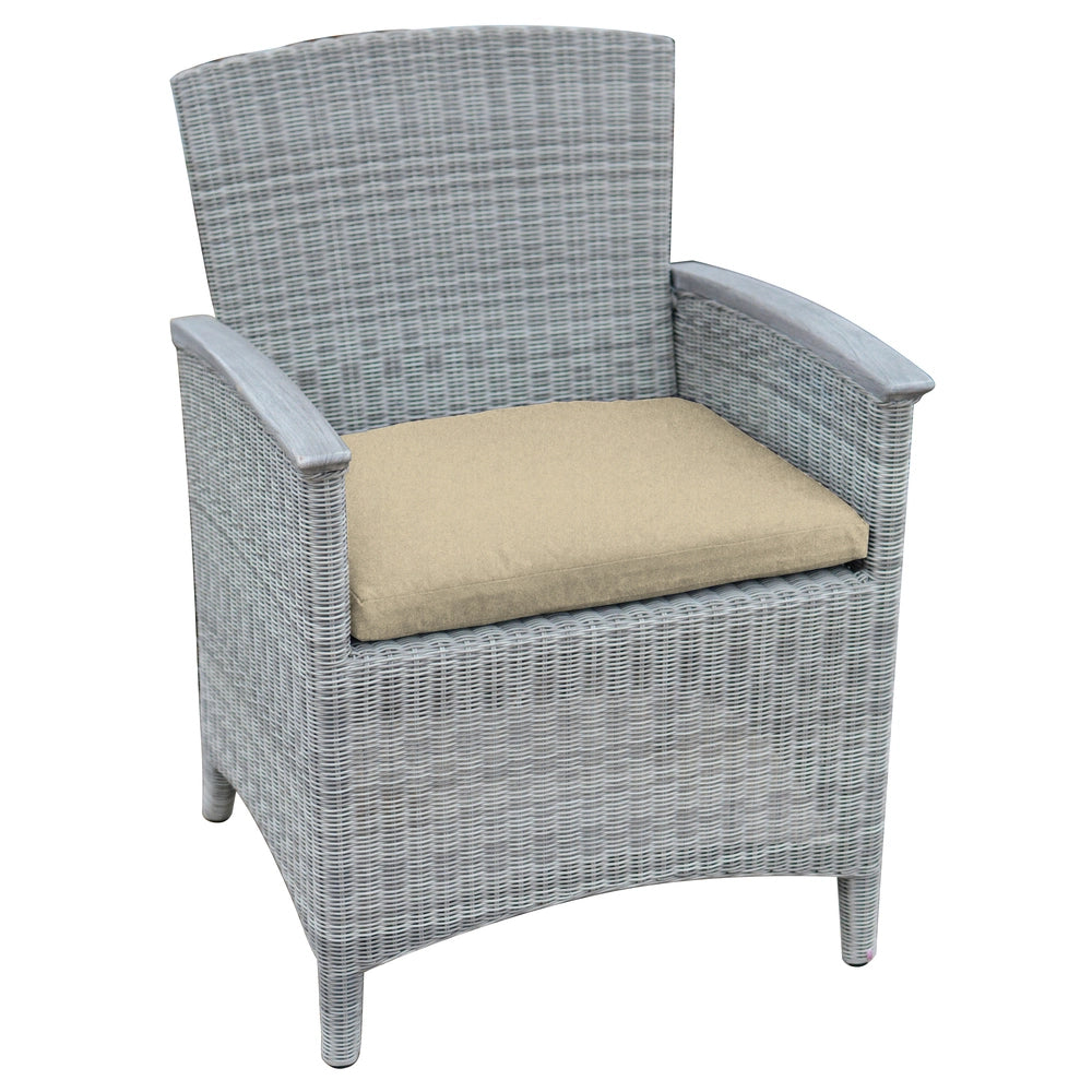 Bella Cushioned Dining Arm Chair view 19