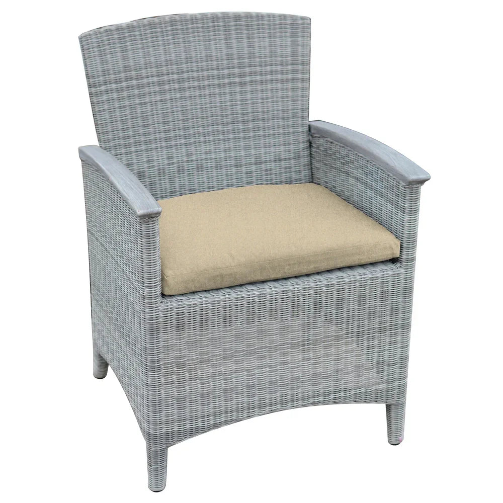 Bella Cushioned Dining Arm Chair view 19