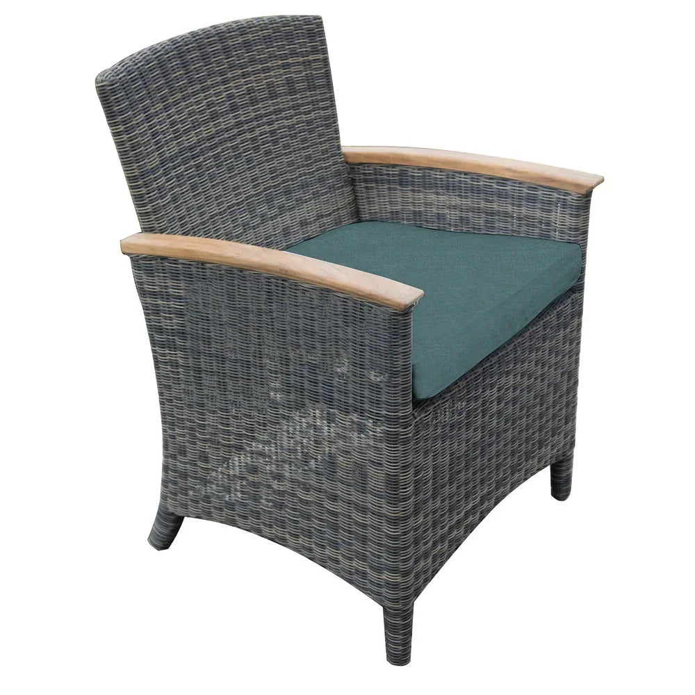 Bella Cushioned Dining Arm Chair view 3
