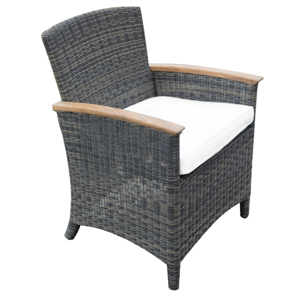 Bella Cushioned Dining Arm Chair view 5