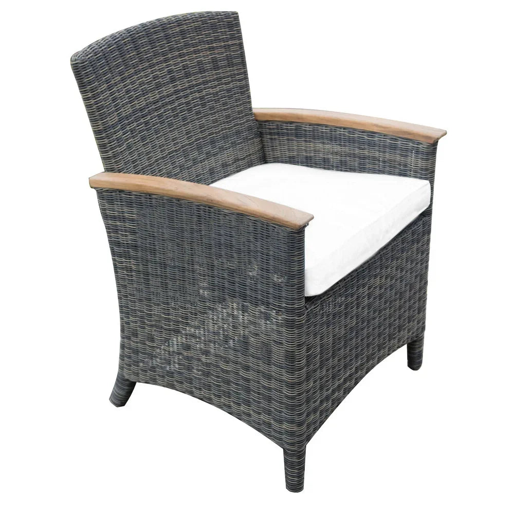 Bella Cushioned Dining Arm Chair view 5