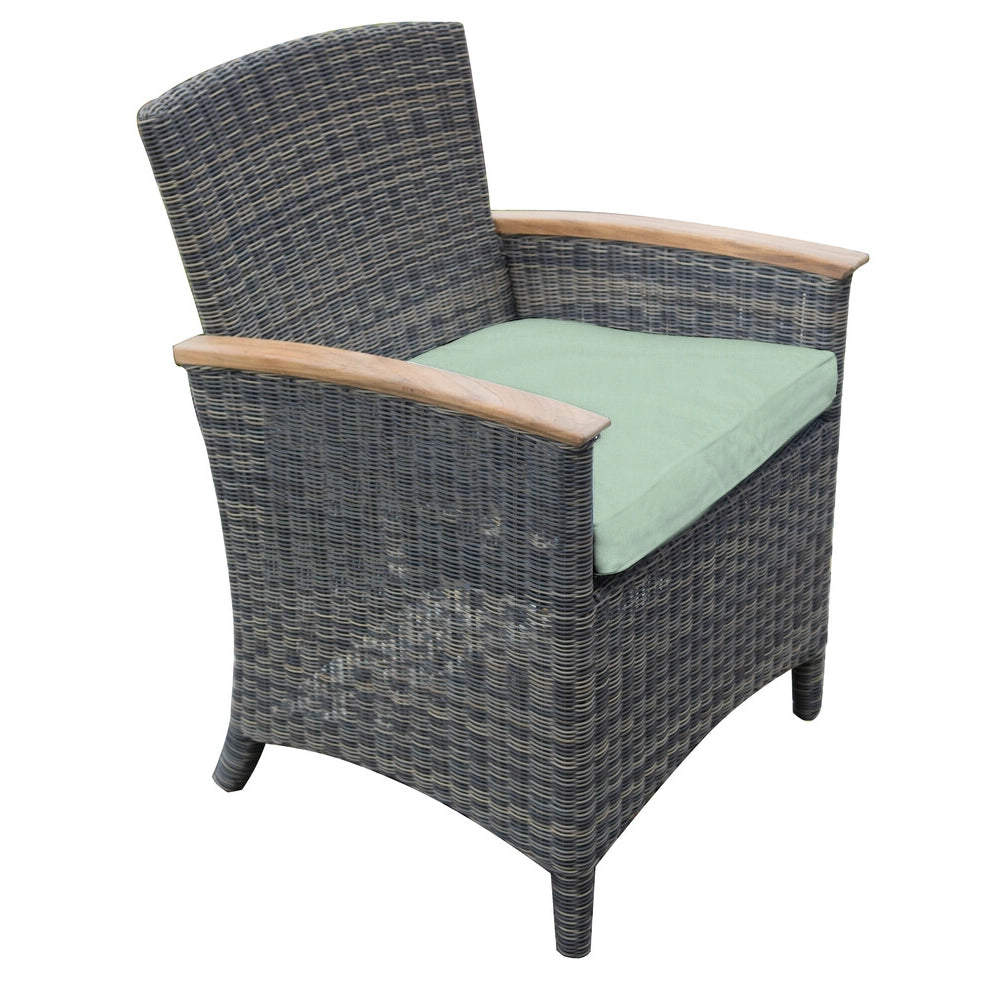 Bella Cushioned Dining Arm Chair view 8