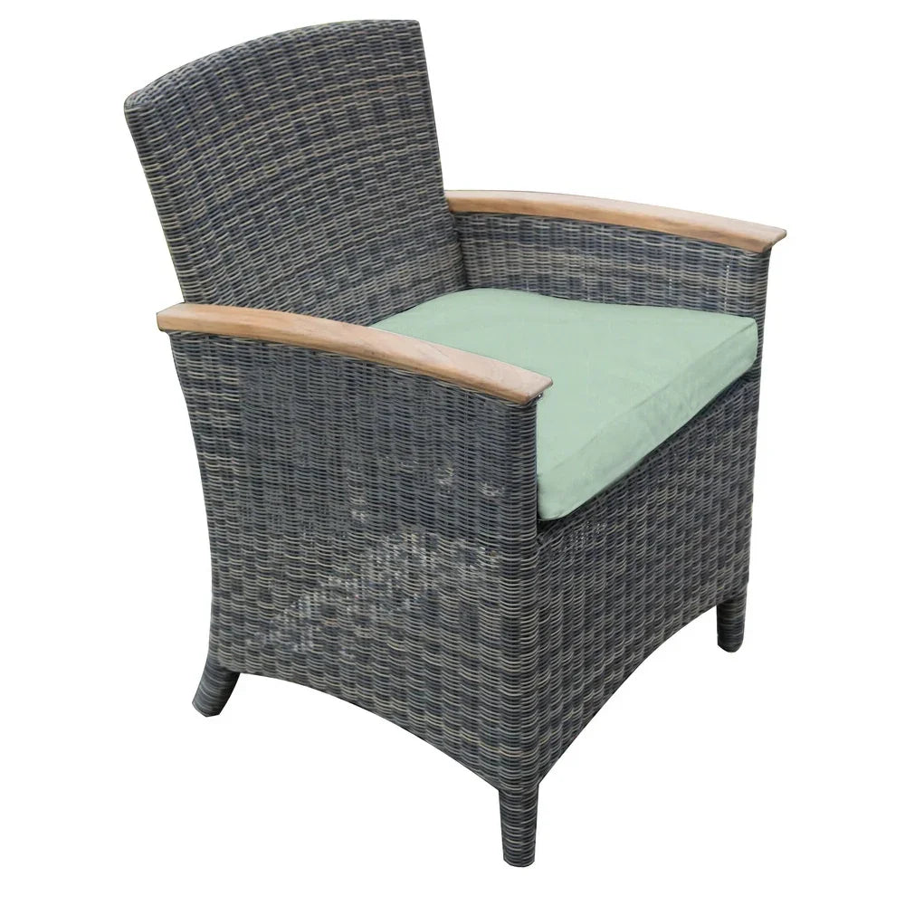 Bella Cushioned Dining Arm Chair view 8