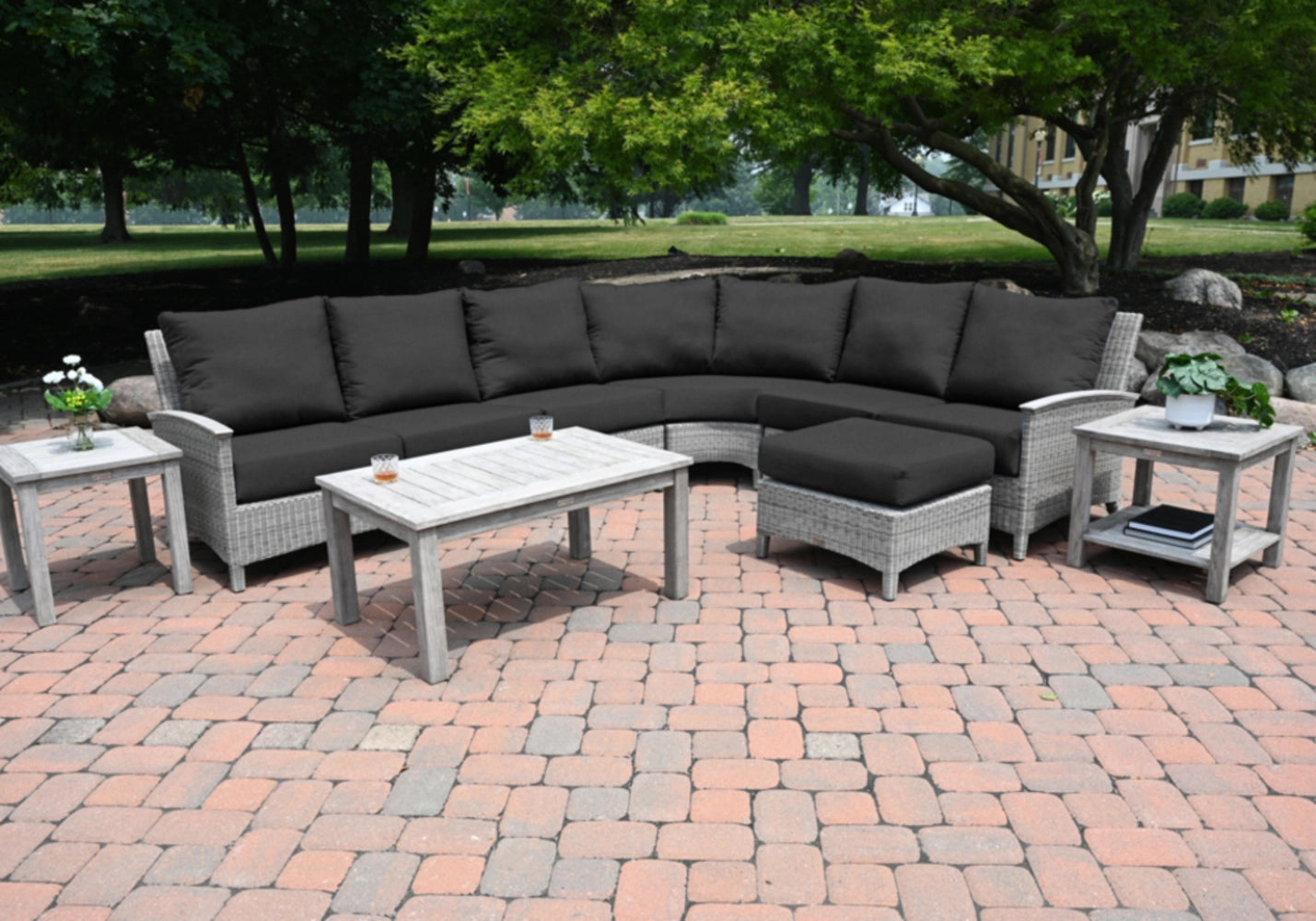 Bella Right Arm Facing Loveseat Section view 45