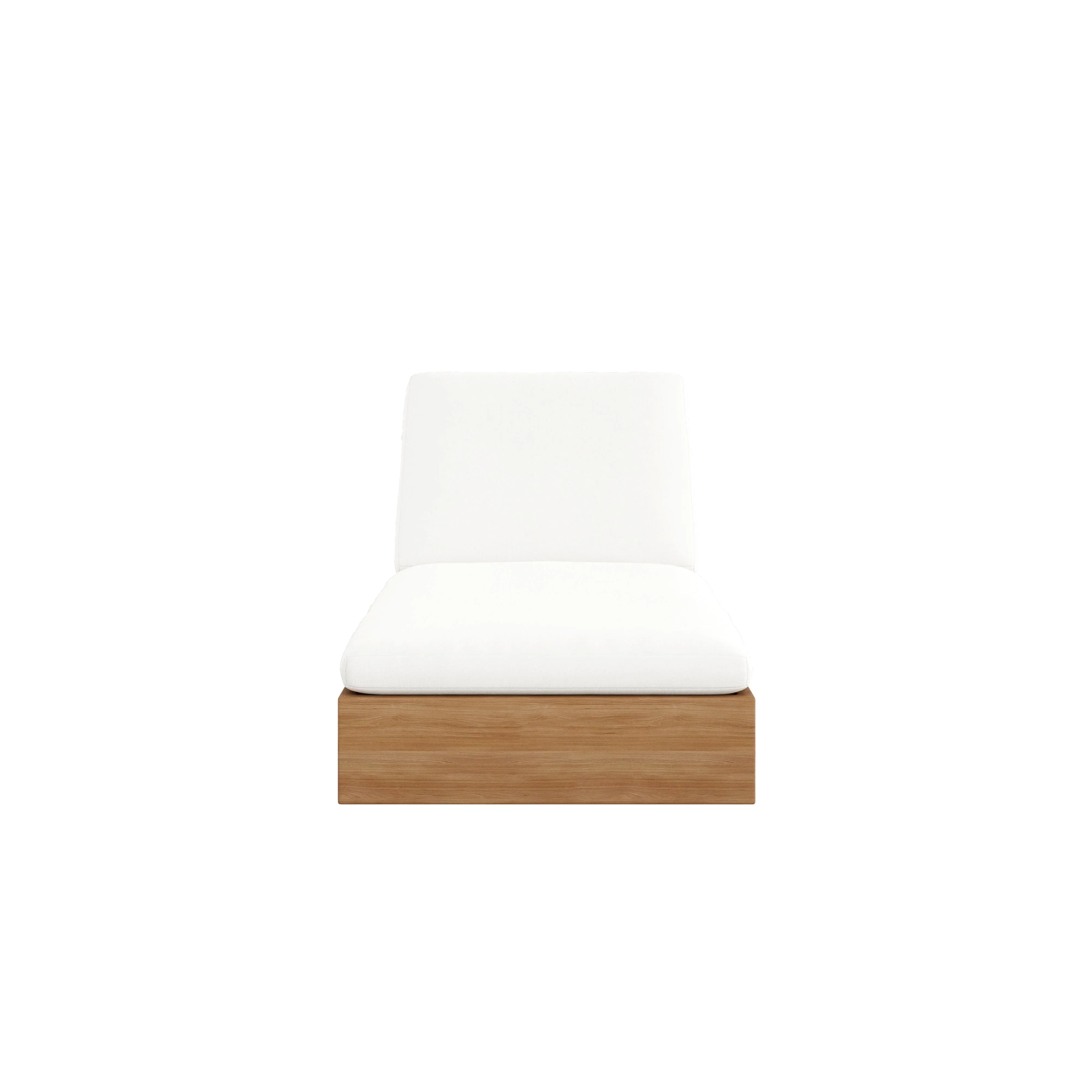 Beja Chaise Lounge#Finish_Natural Sanded#Fabric_Canvas Natural