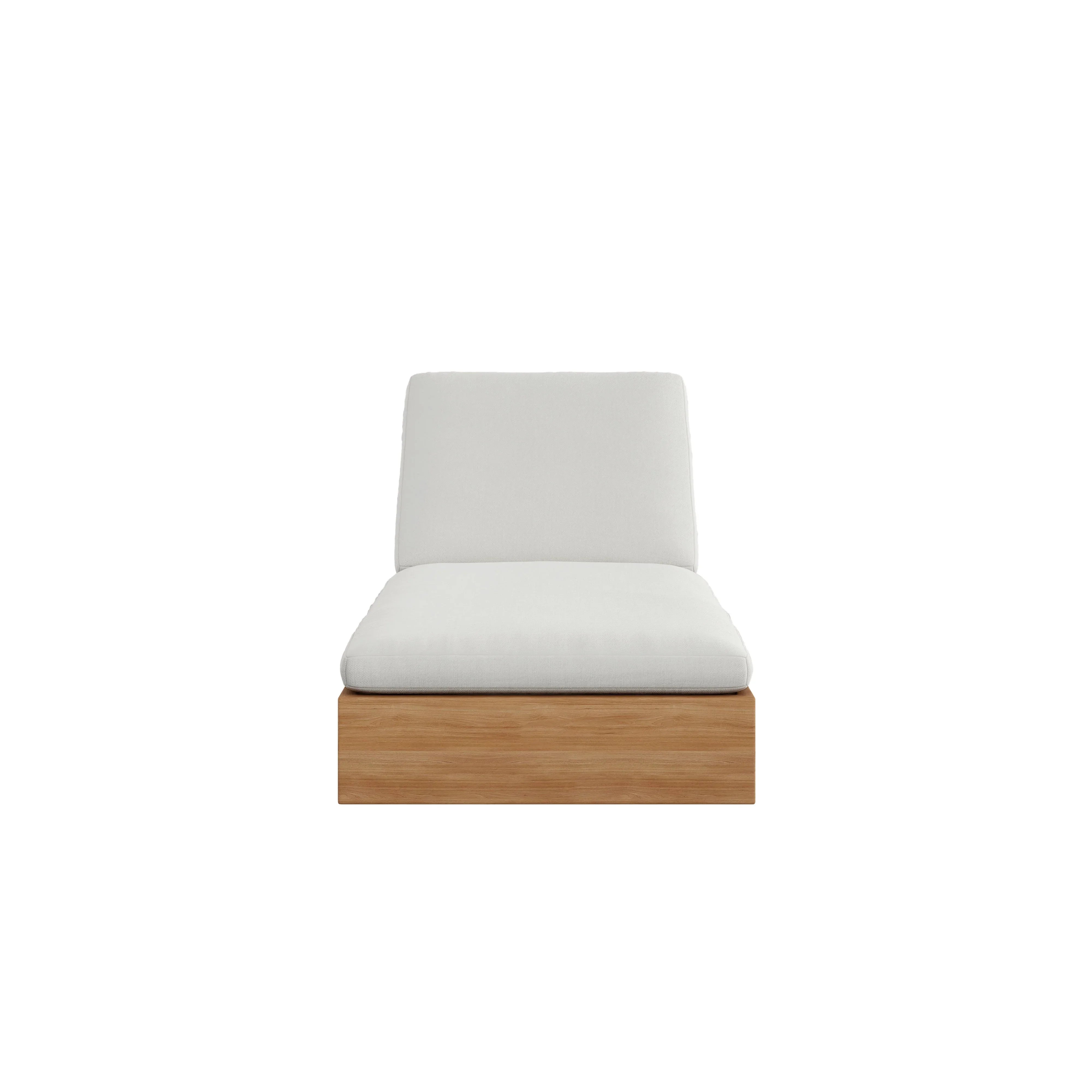 Beja Chaise Lounge#Finish_Natural Sanded#Fabric_Cast Silver