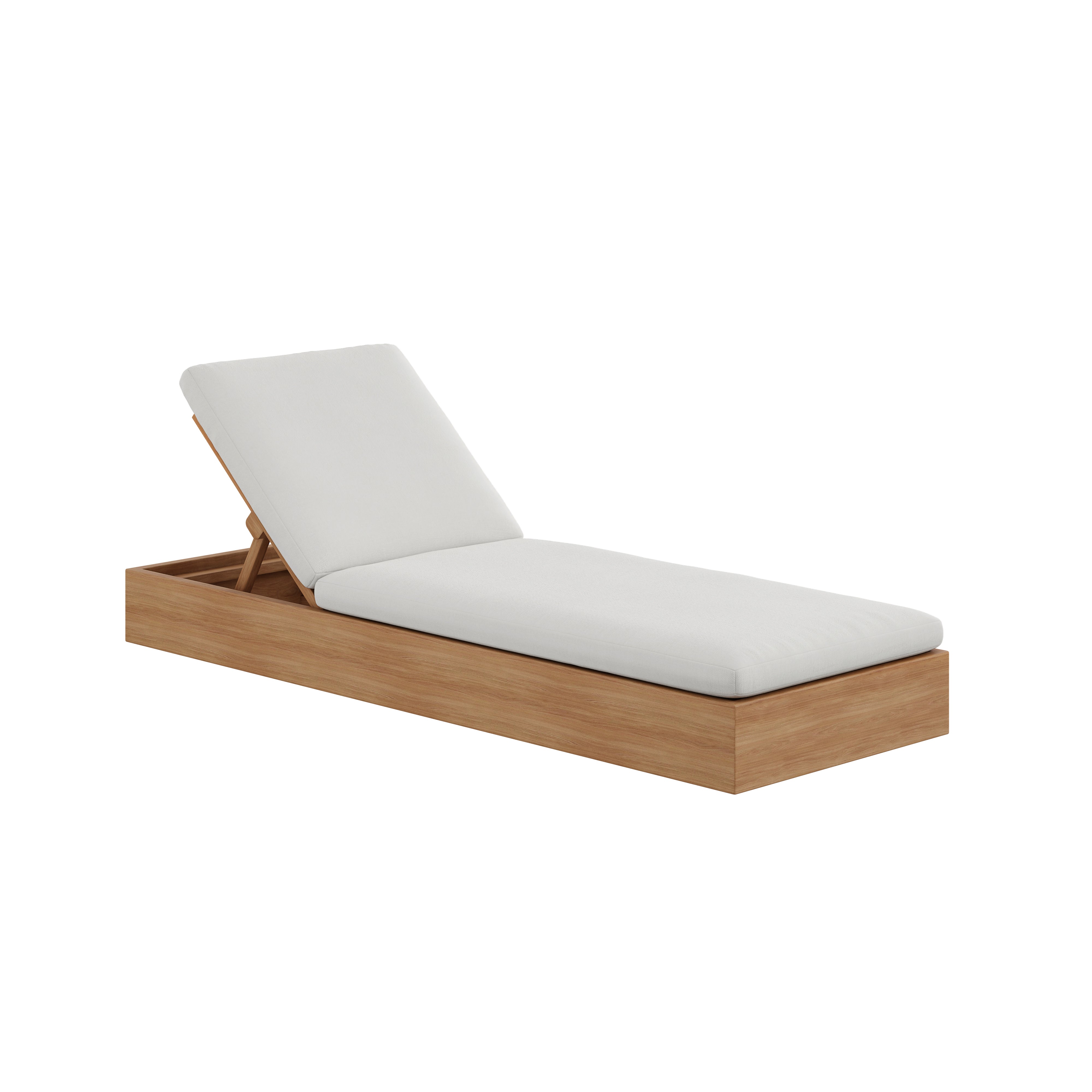 Beja Chaise Lounge#Finish_Natural Sanded#Fabric_Cast Silver