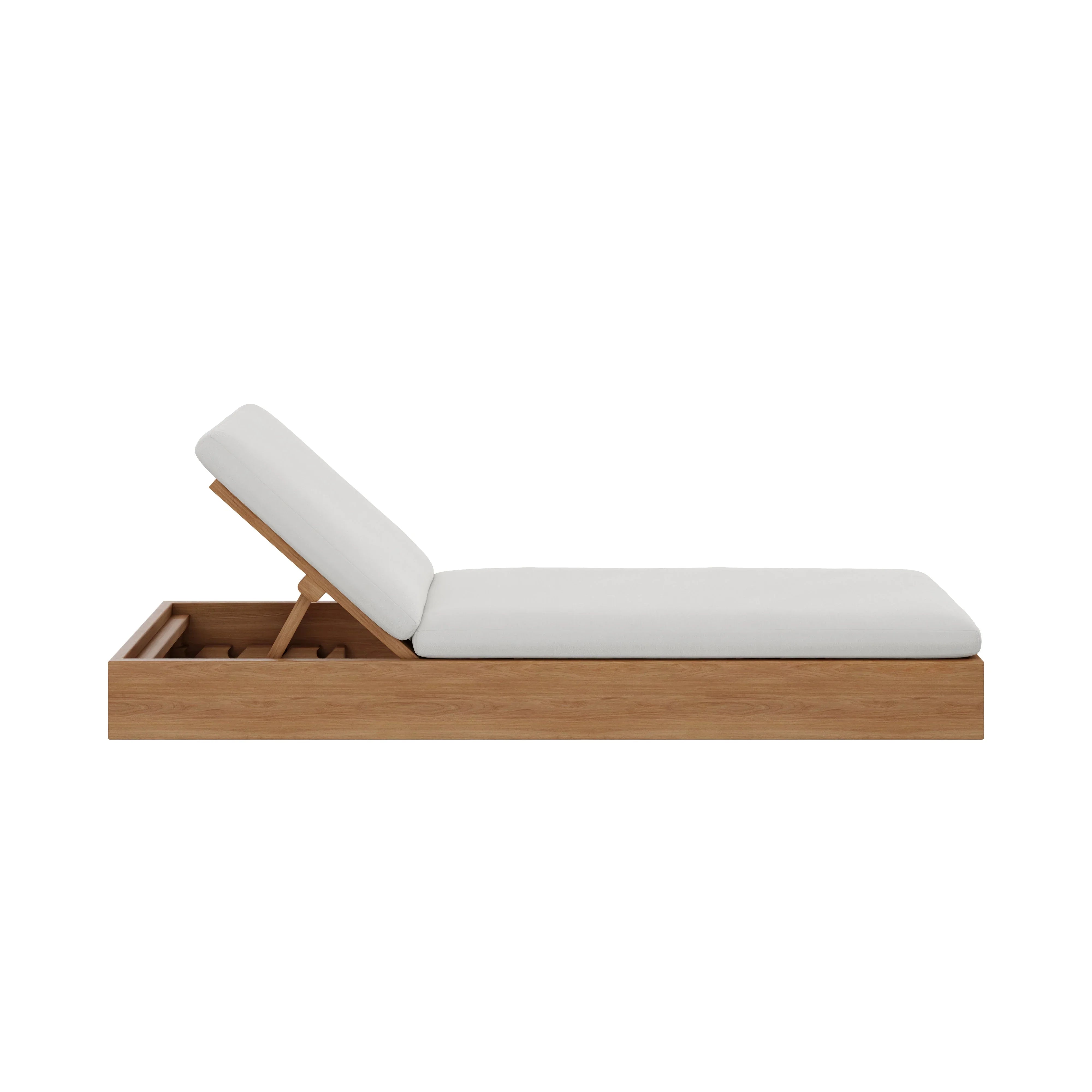 Beja Chaise Lounge#Finish_Natural Sanded#Fabric_Cast Silver