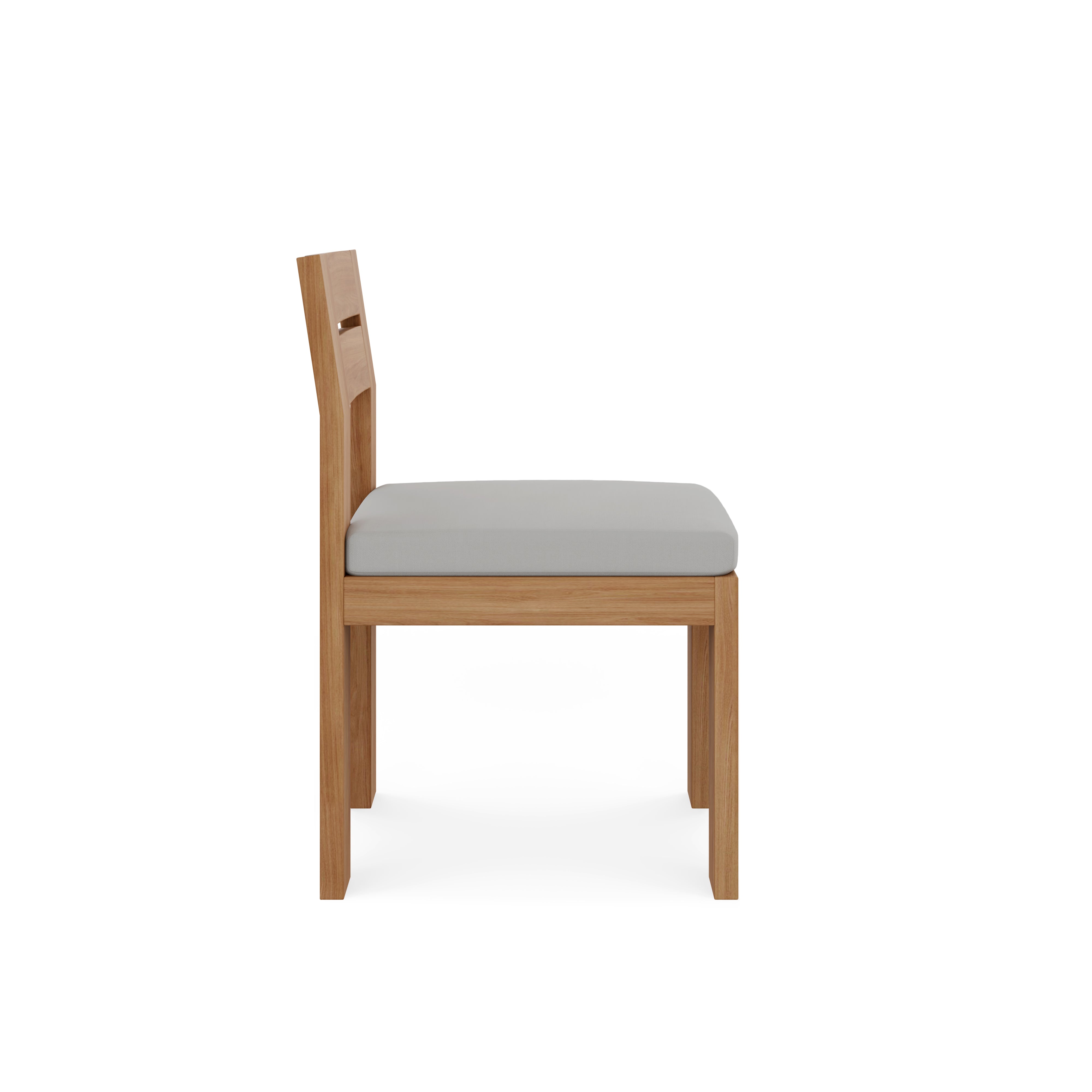 Beja Dining Side Chair#Finish_Natural Sanded#Fabric_Cast Silver