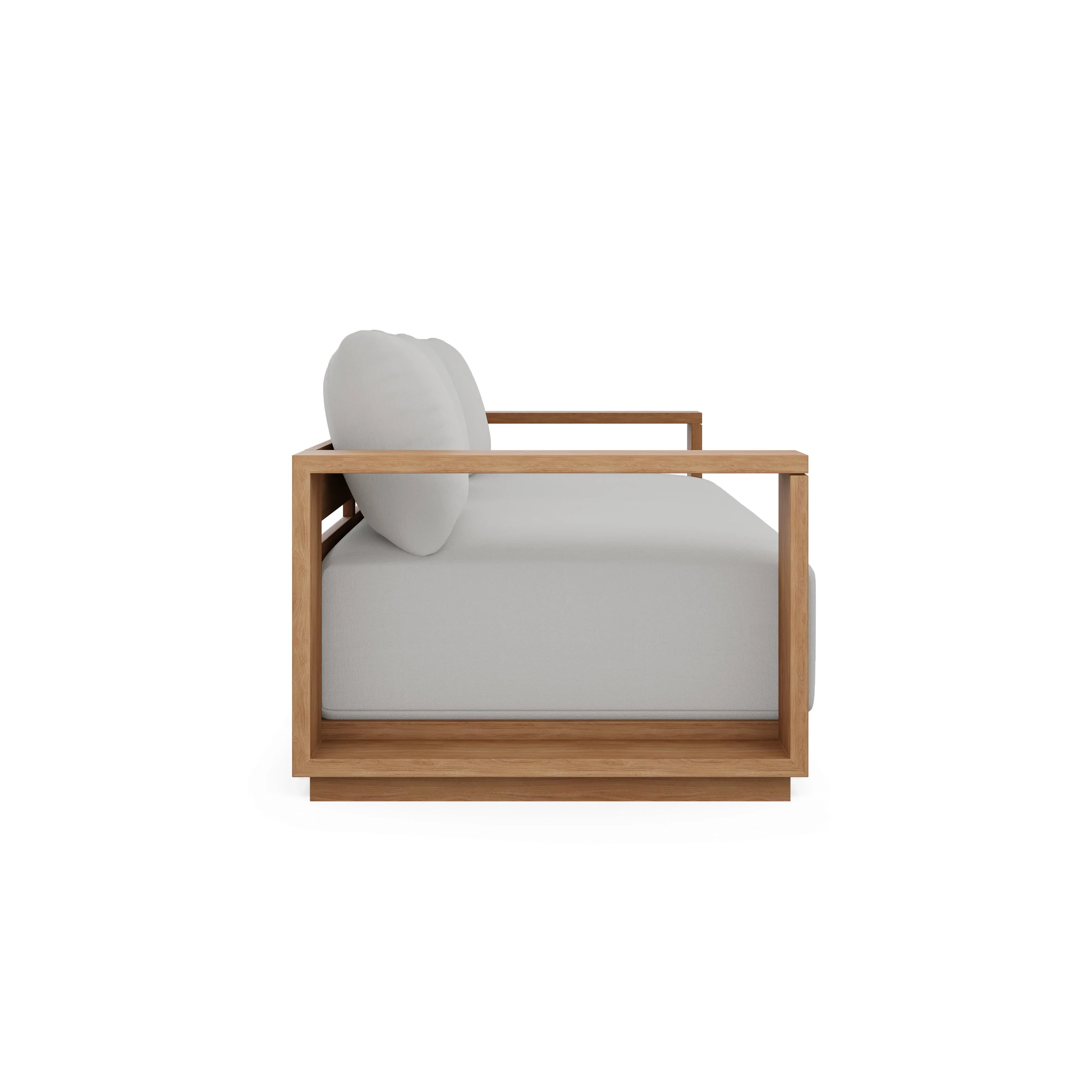 Beja Luxe Sofa#Finish_Natural Sanded#Fabric_Cast Silver