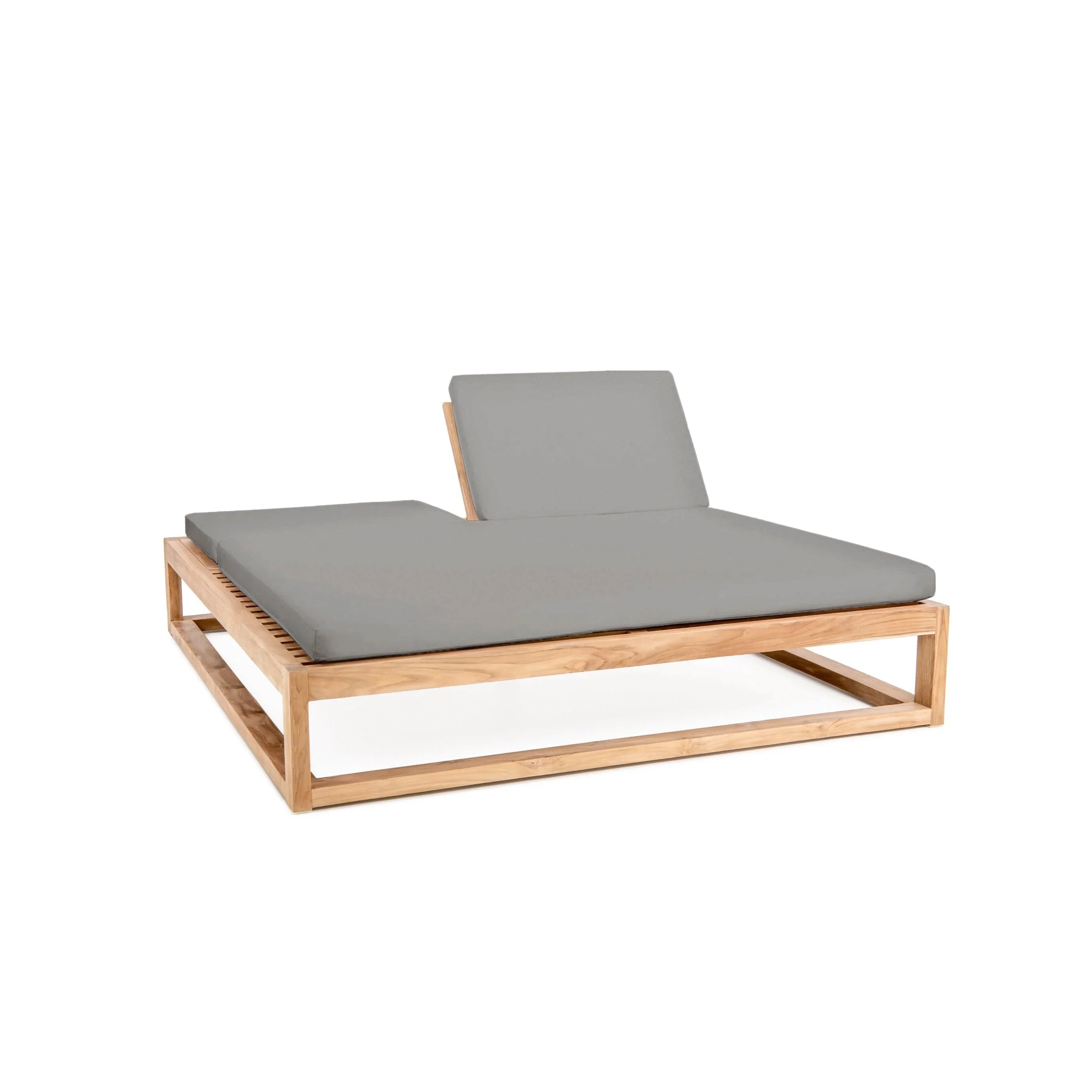 Caldas Double Chaise#Fabric_Canvas Charcoal