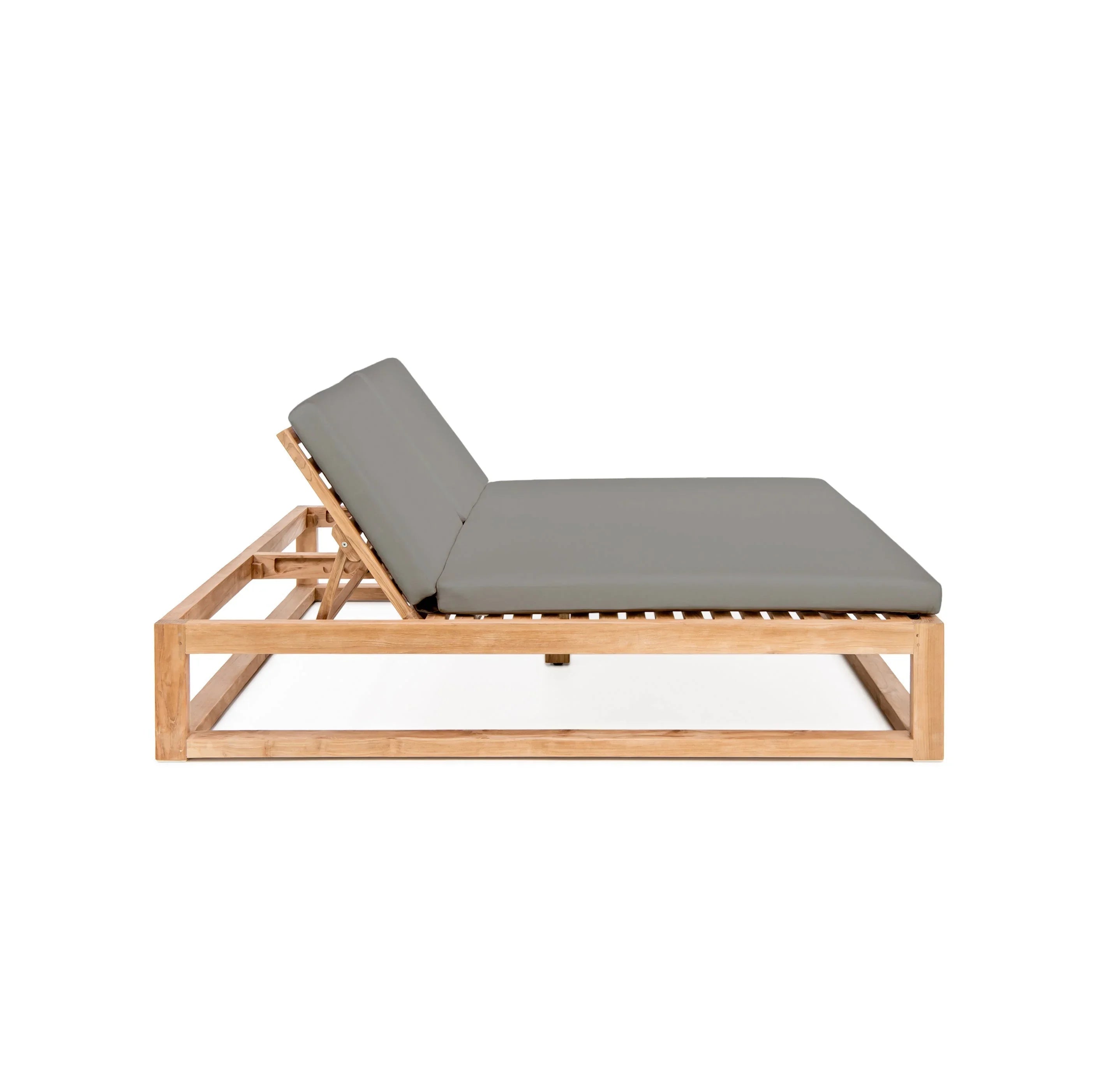 Caldas Double Chaise#Fabric_Canvas Charcoal